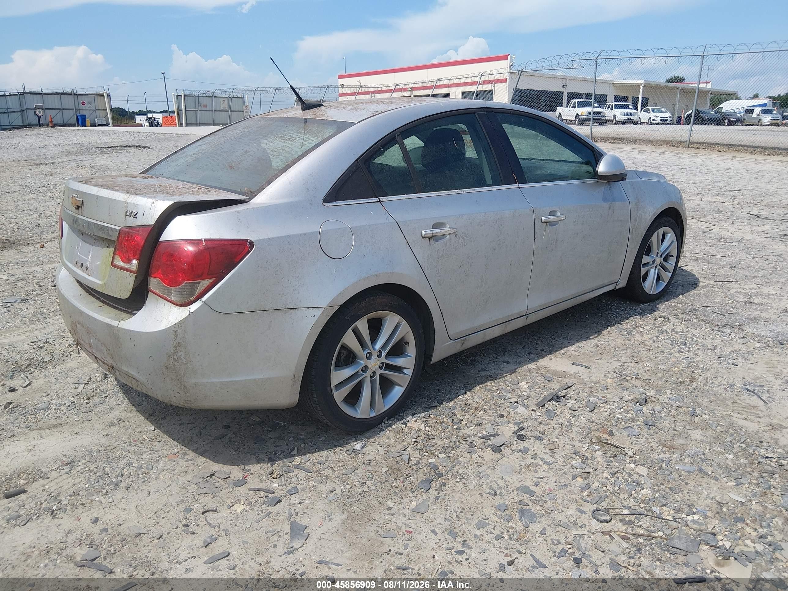2011 Chevrolet Cruze Ltz Silver vin: 1G1PH5S99B7144634