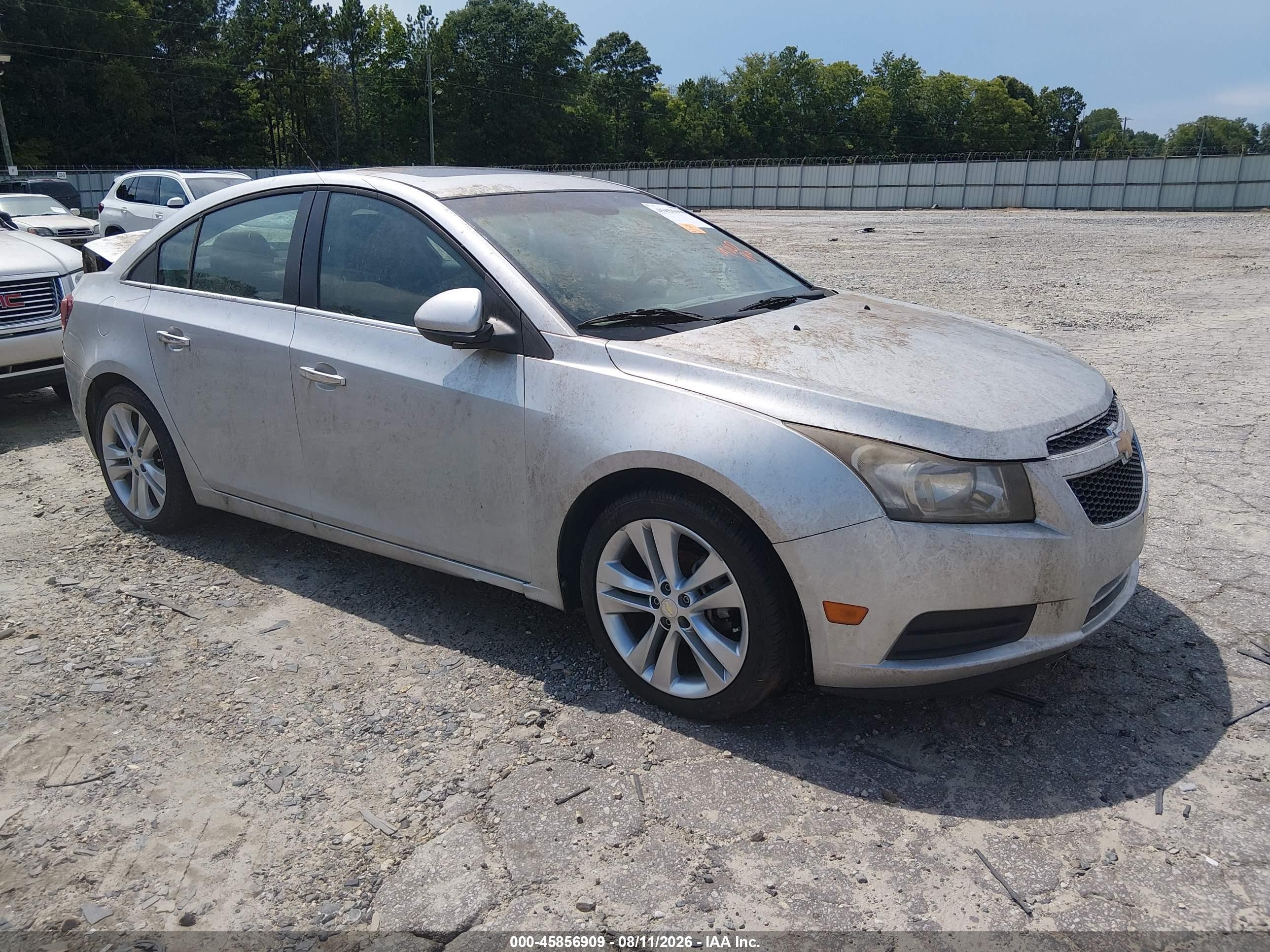 2011 Chevrolet Cruze Ltz Silver vin: 1G1PH5S99B7144634