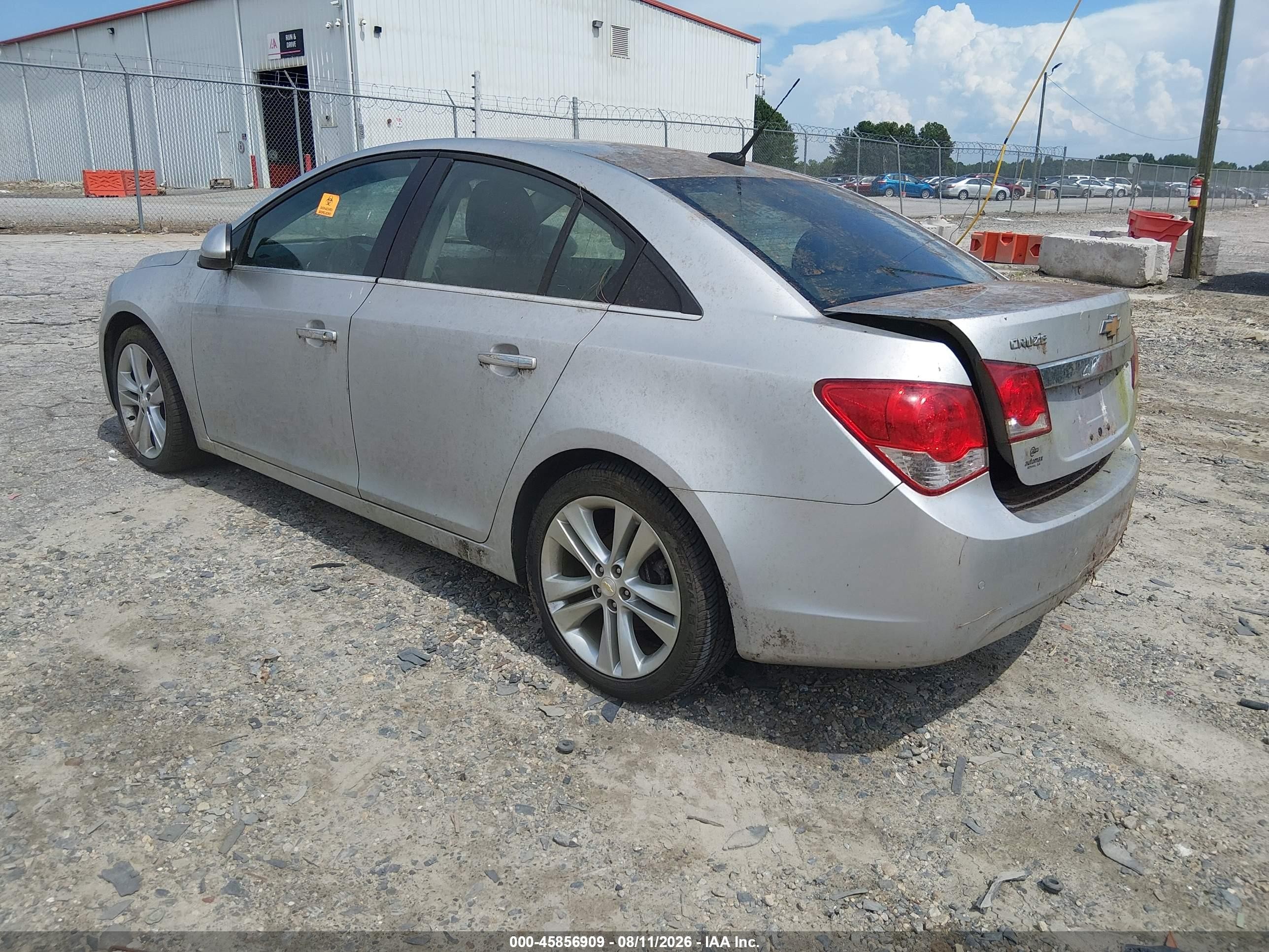 2011 Chevrolet Cruze Ltz Silver vin: 1G1PH5S99B7144634