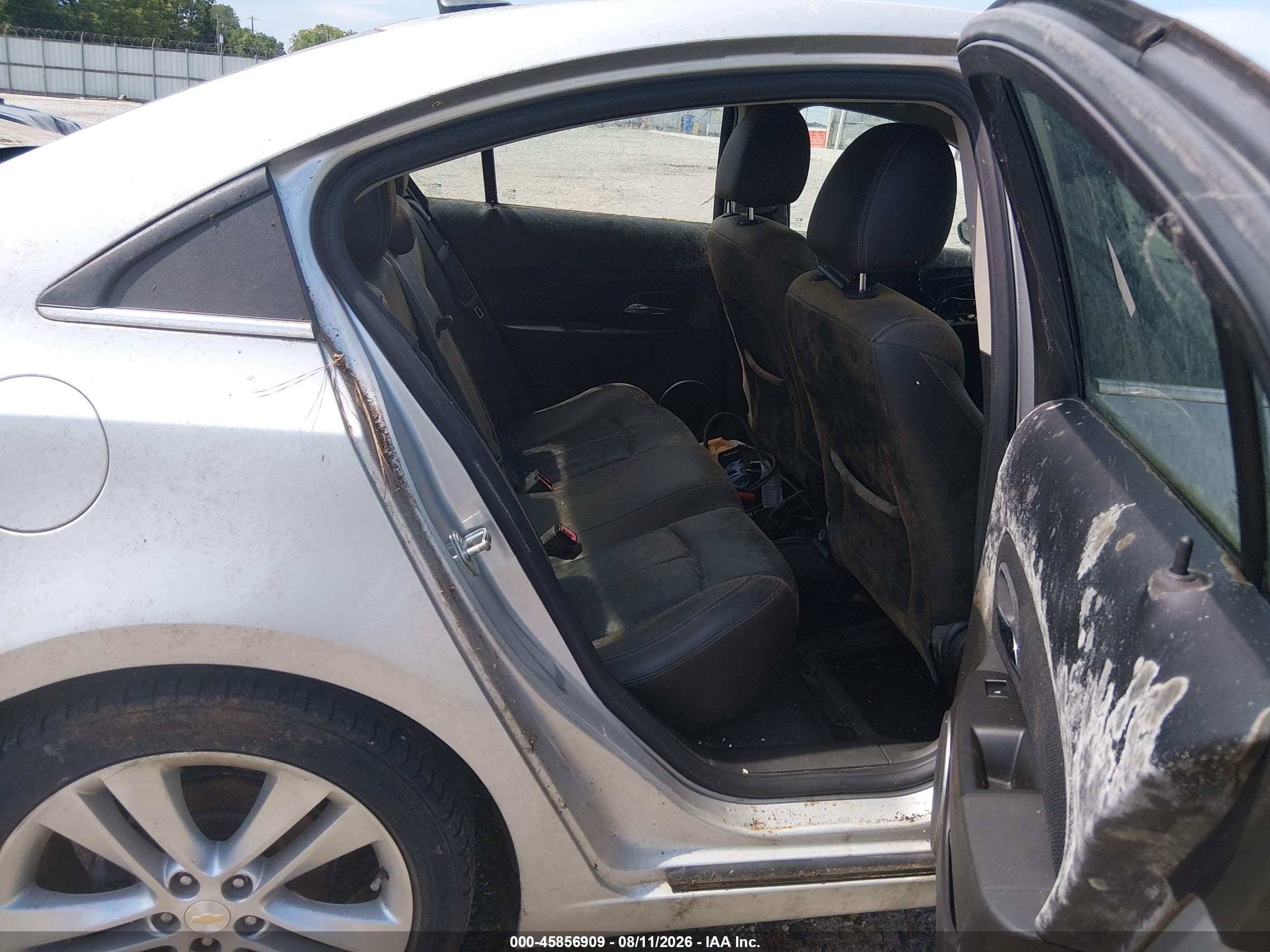 2011 Chevrolet Cruze Ltz Silver vin: 1G1PH5S99B7144634