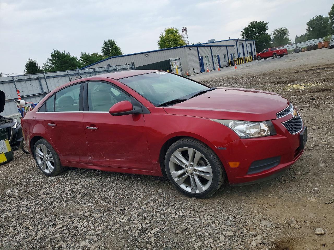 2011 Chevrolet Cruze Ltz Red vin: 1G1PH5S99B7183742
