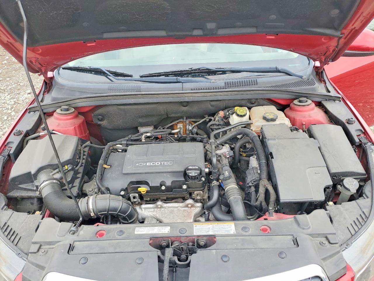 2011 Chevrolet Cruze Ltz Red vin: 1G1PH5S99B7183742