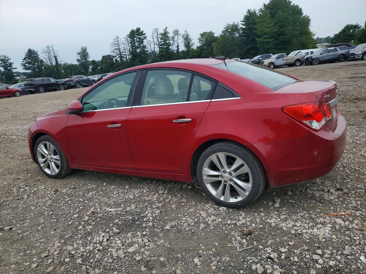 2011 Chevrolet Cruze Ltz Red vin: 1G1PH5S99B7183742