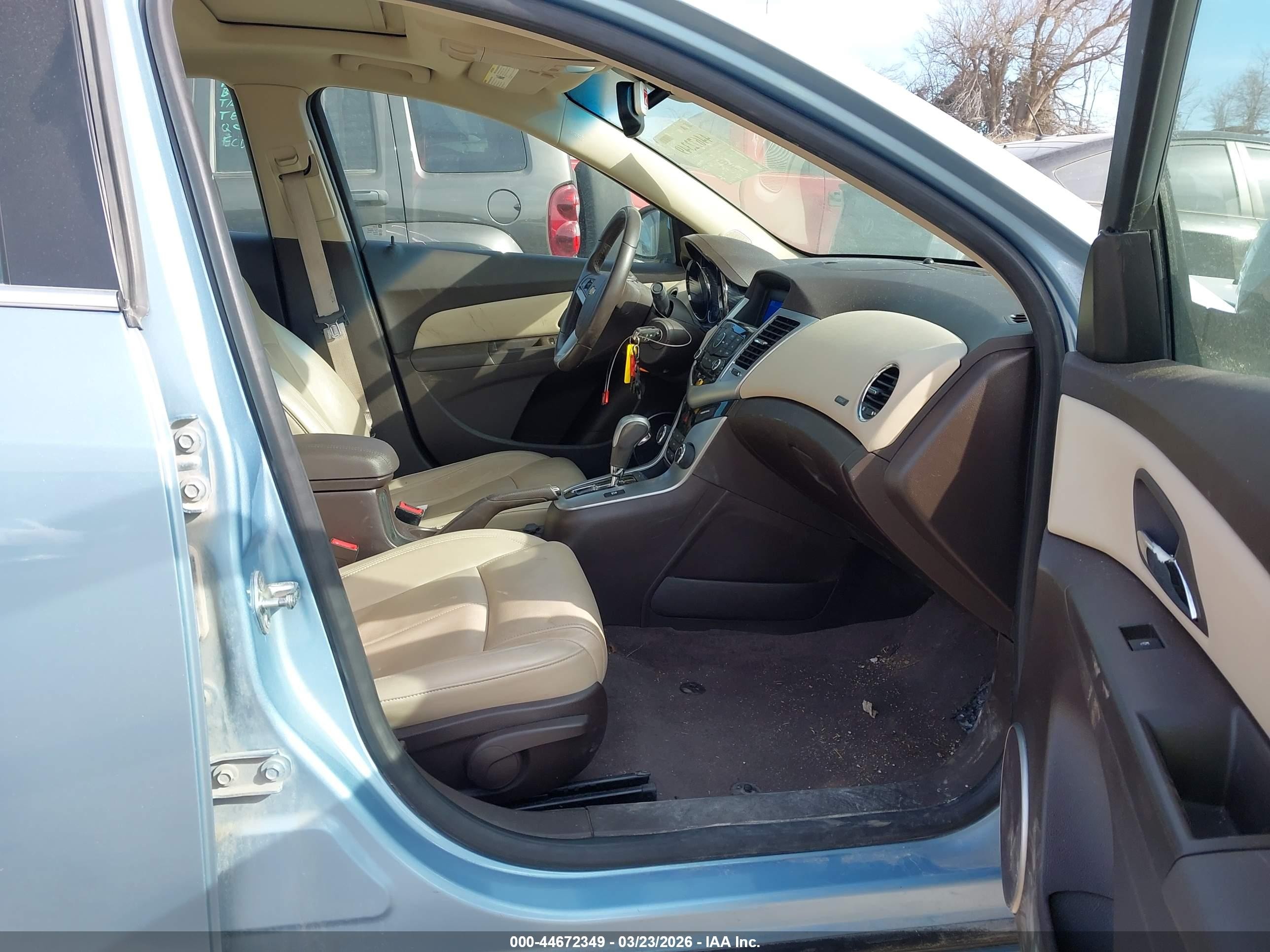 2011 Chevrolet Cruze Ltz Light Blue vin: 1G1PH5S99B7244376