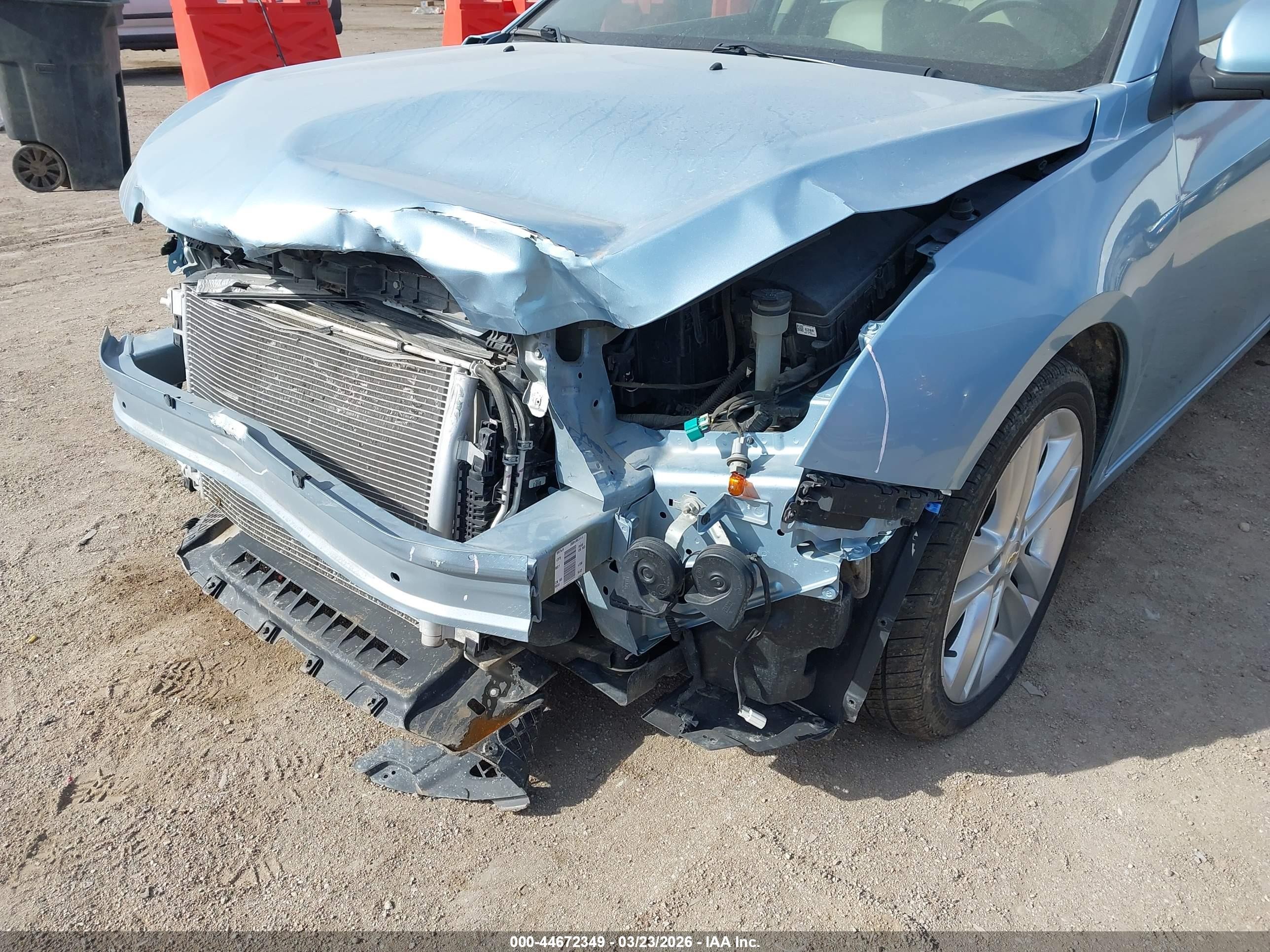 2011 Chevrolet Cruze Ltz Light Blue vin: 1G1PH5S99B7244376