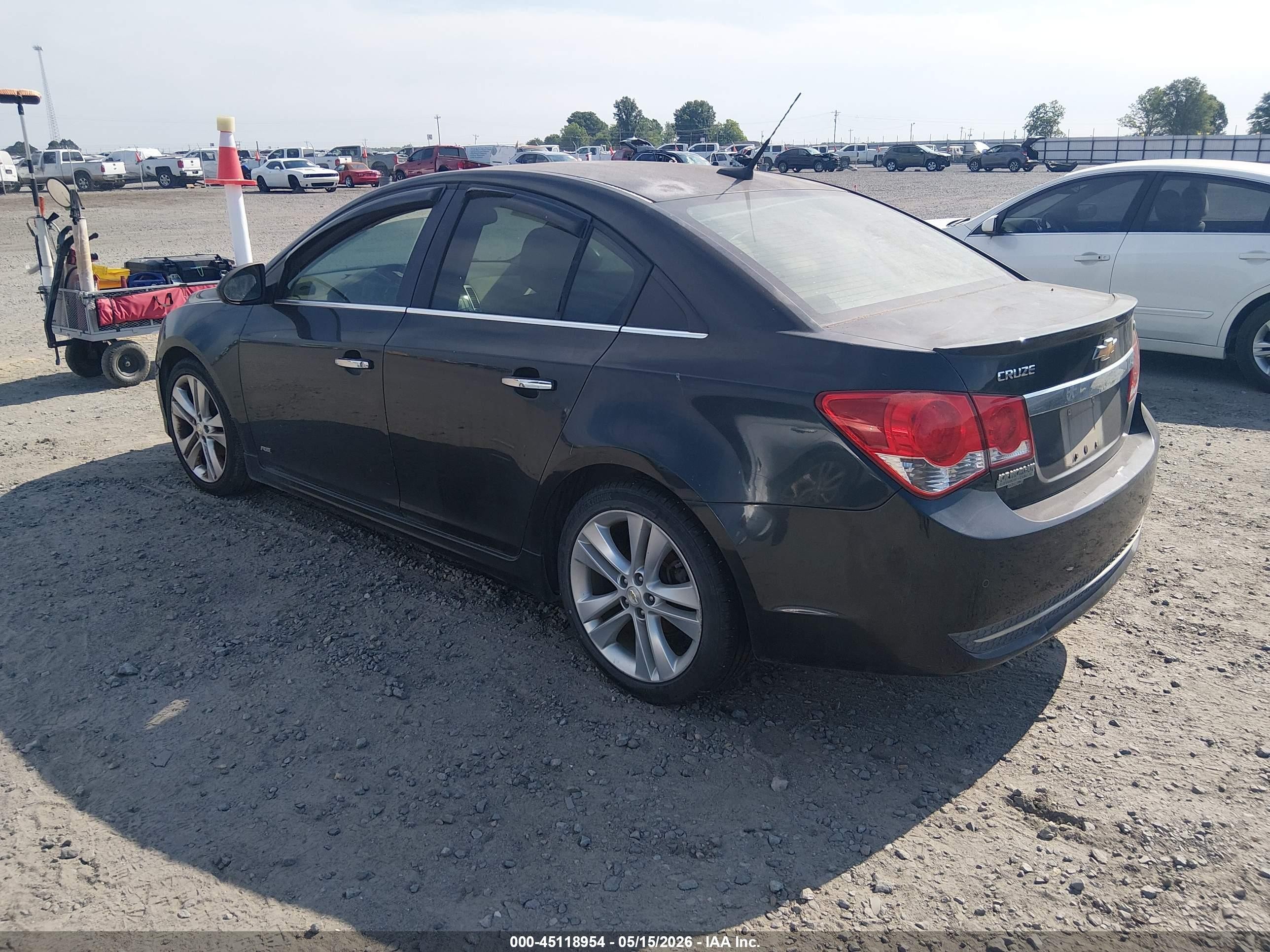 2011 Chevrolet Cruze Ltz Черный vin: 1G1PH5S99B7277135
