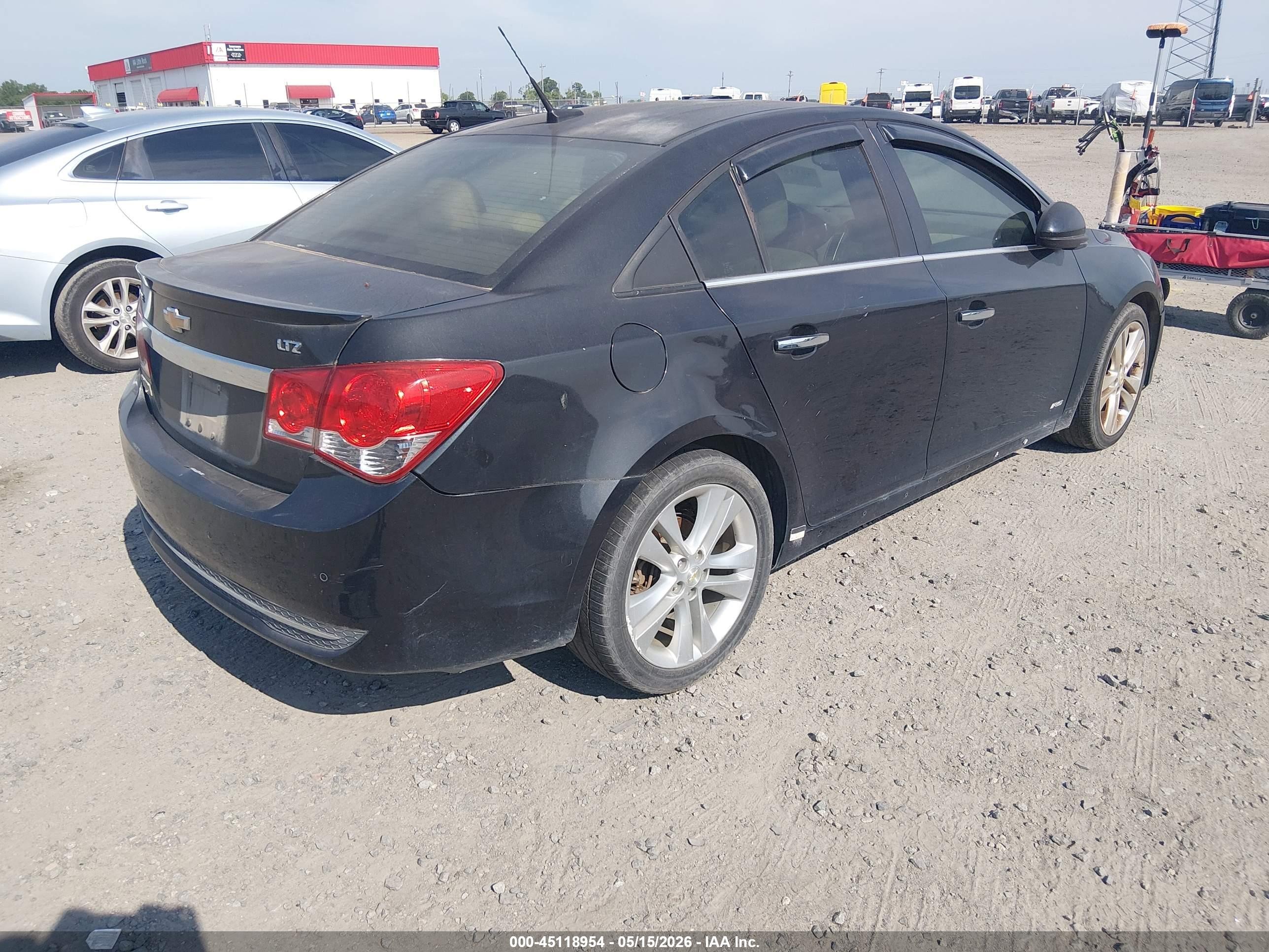 2011 Chevrolet Cruze Ltz Черный vin: 1G1PH5S99B7277135