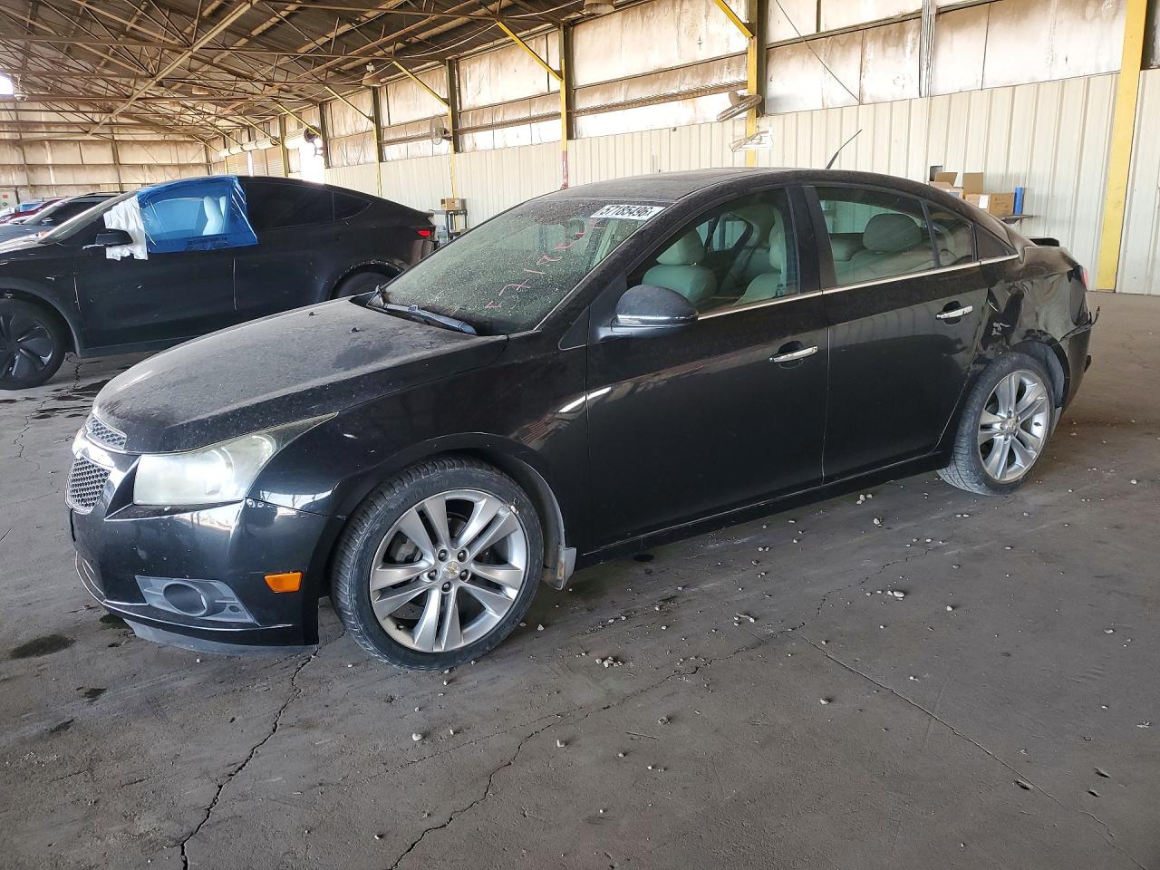2011 Chevrolet Cruze Ltz Black vin: 1G1PH5S9XB7100271