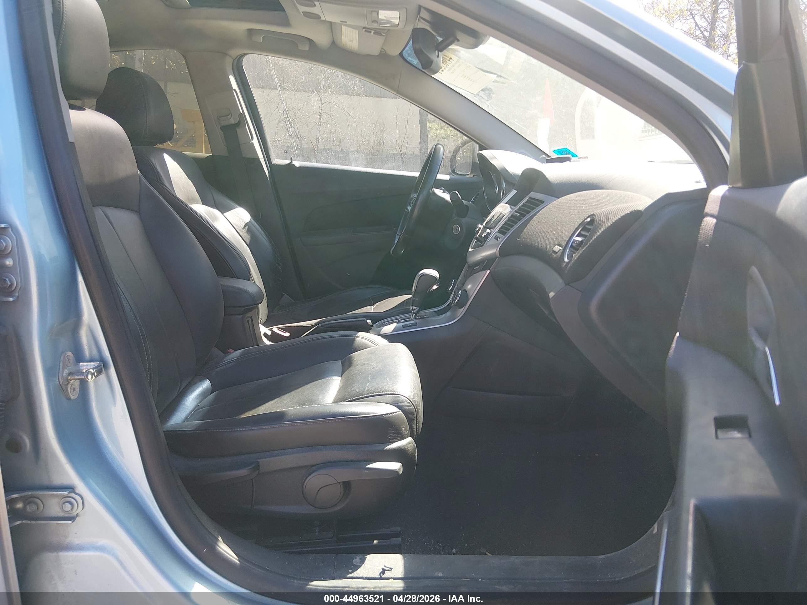 2011 Chevrolet Cruze Ltz Light Blue vin: 1G1PH5S9XB7147087