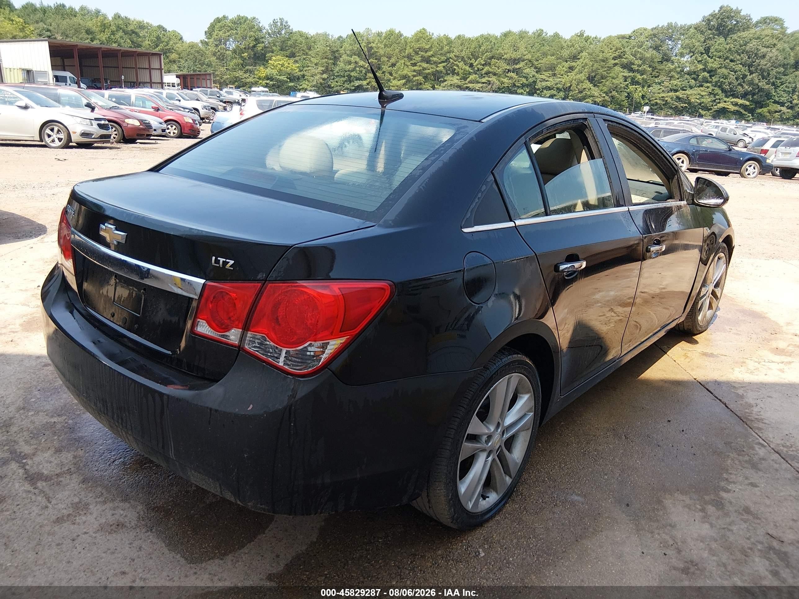 2011 Chevrolet Cruze Ltz Черный vin: 1G1PH5S9XB7154976