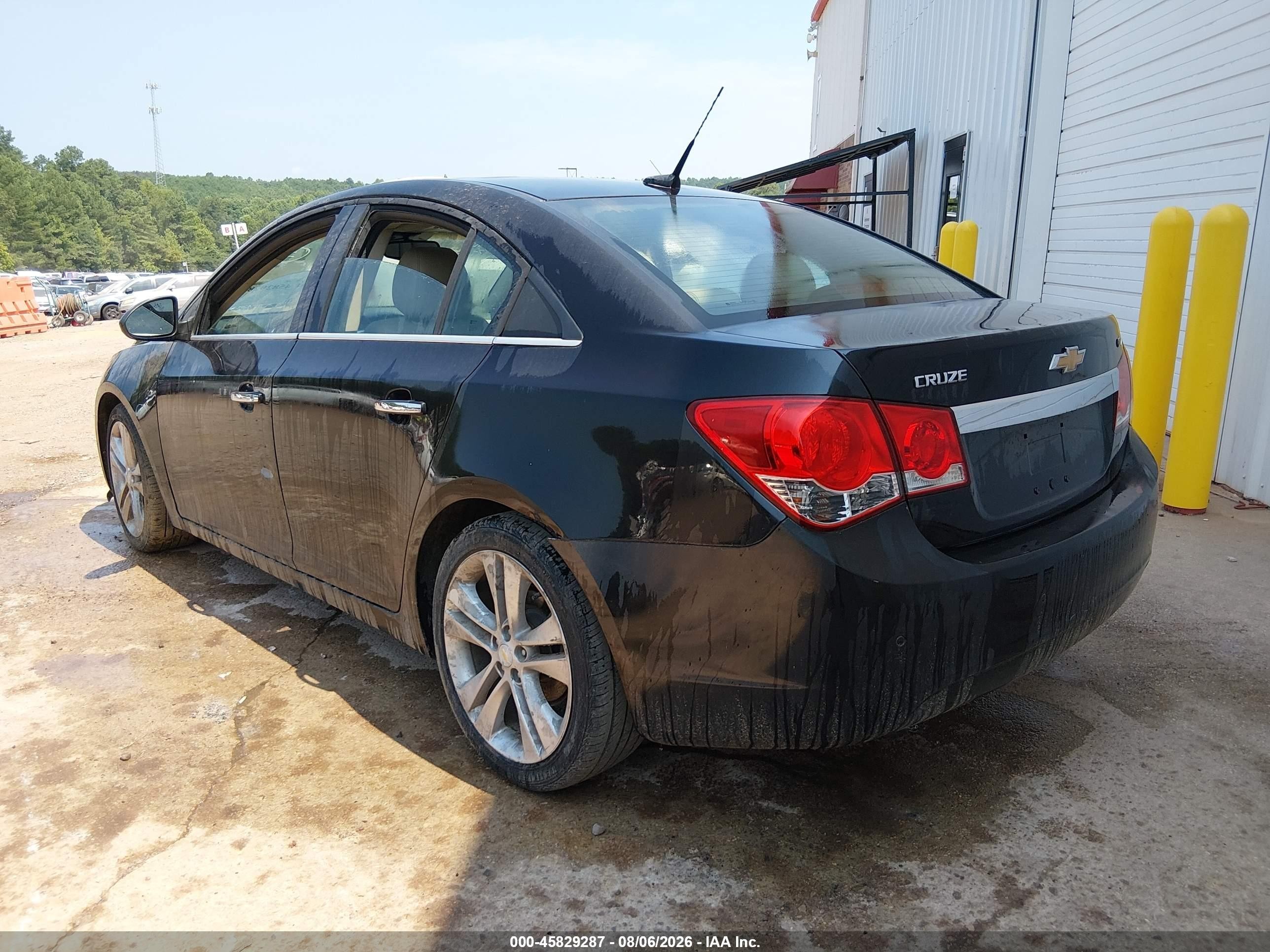 2011 Chevrolet Cruze Ltz Черный vin: 1G1PH5S9XB7154976