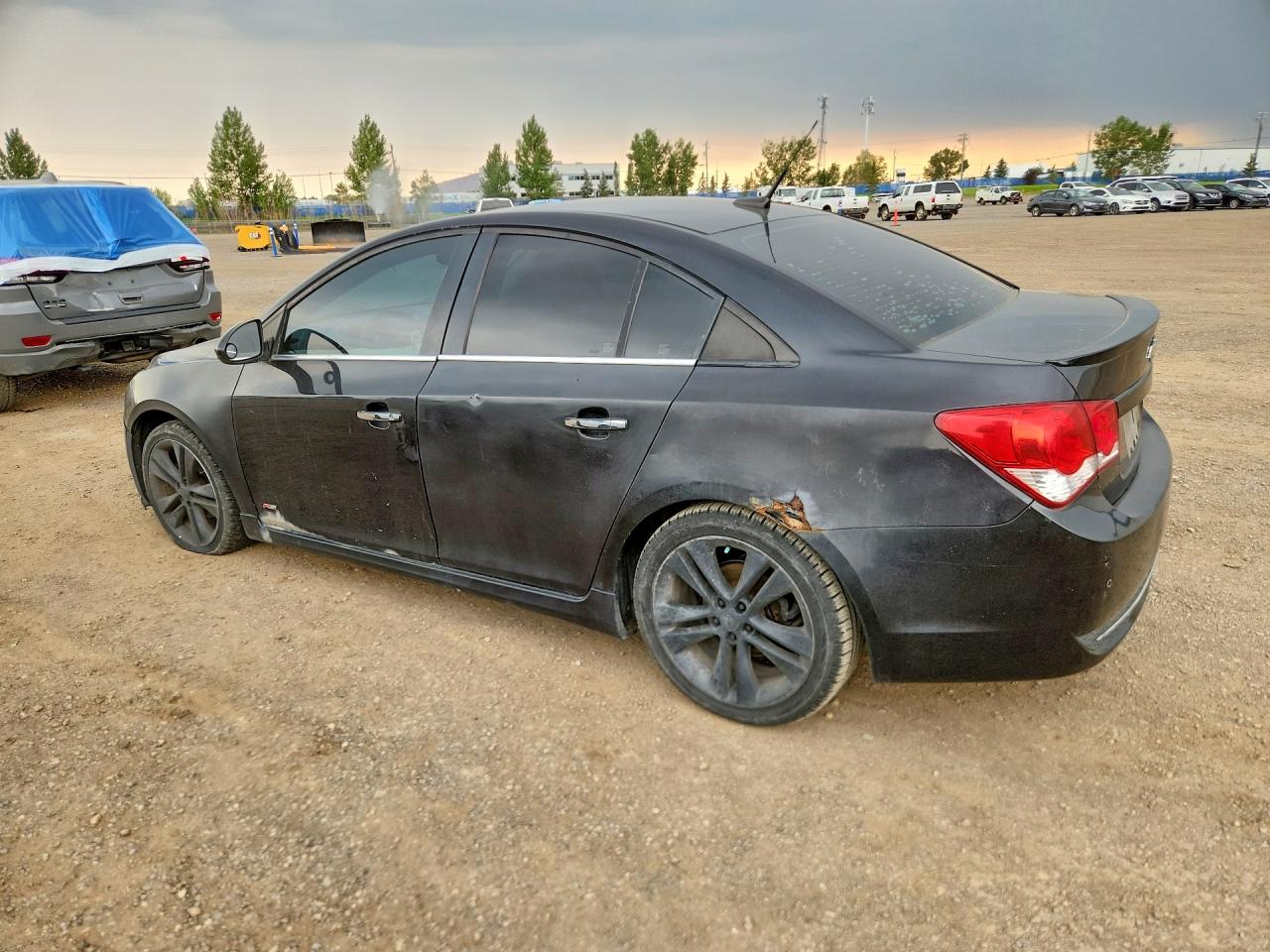2011 Chevrolet Cruze Ltz Black vin: 1G1PH5S9XB7158106