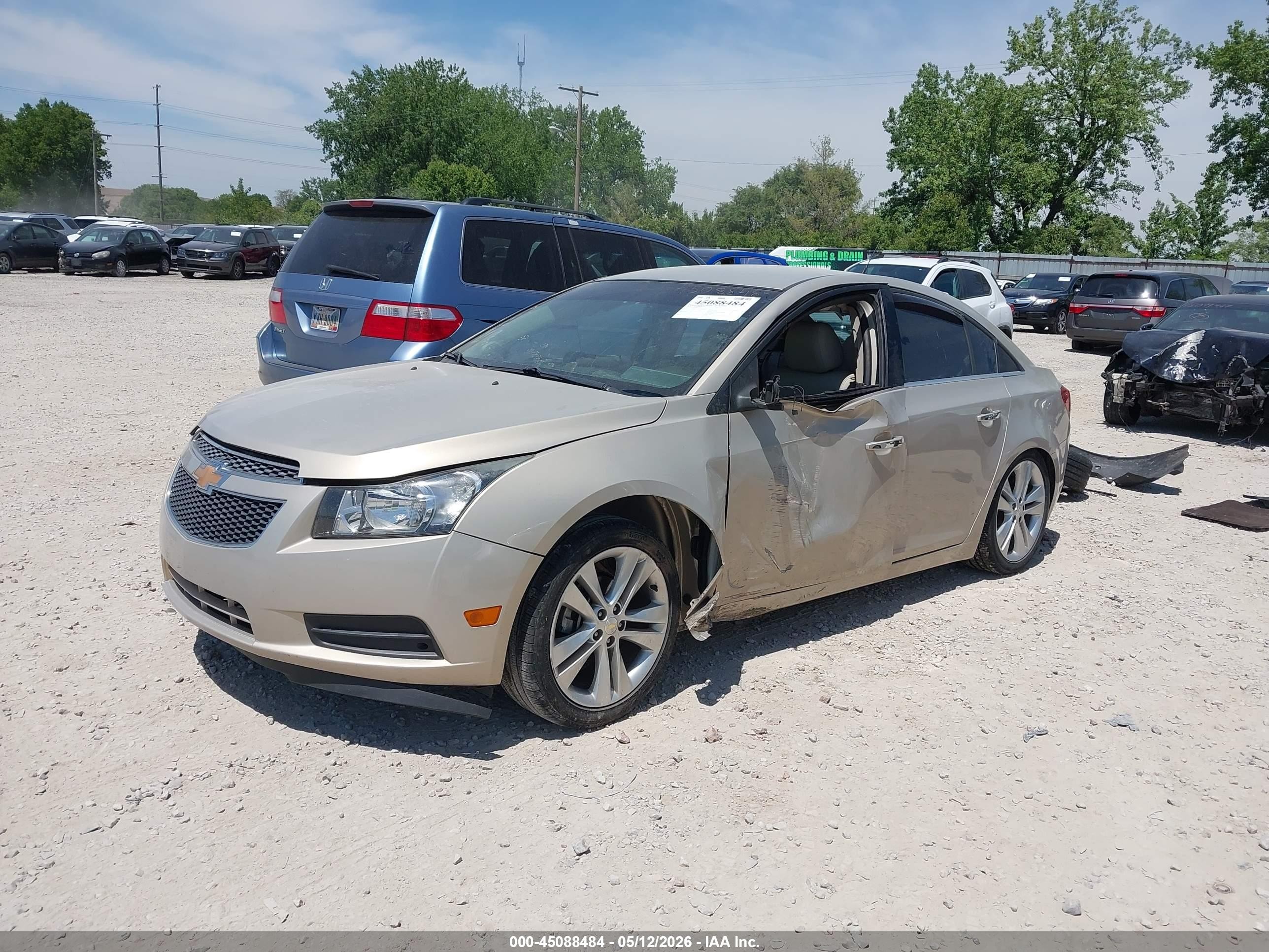 2011 Chevrolet Cruze Ltz Gold vin: 1G1PH5S9XB7179277