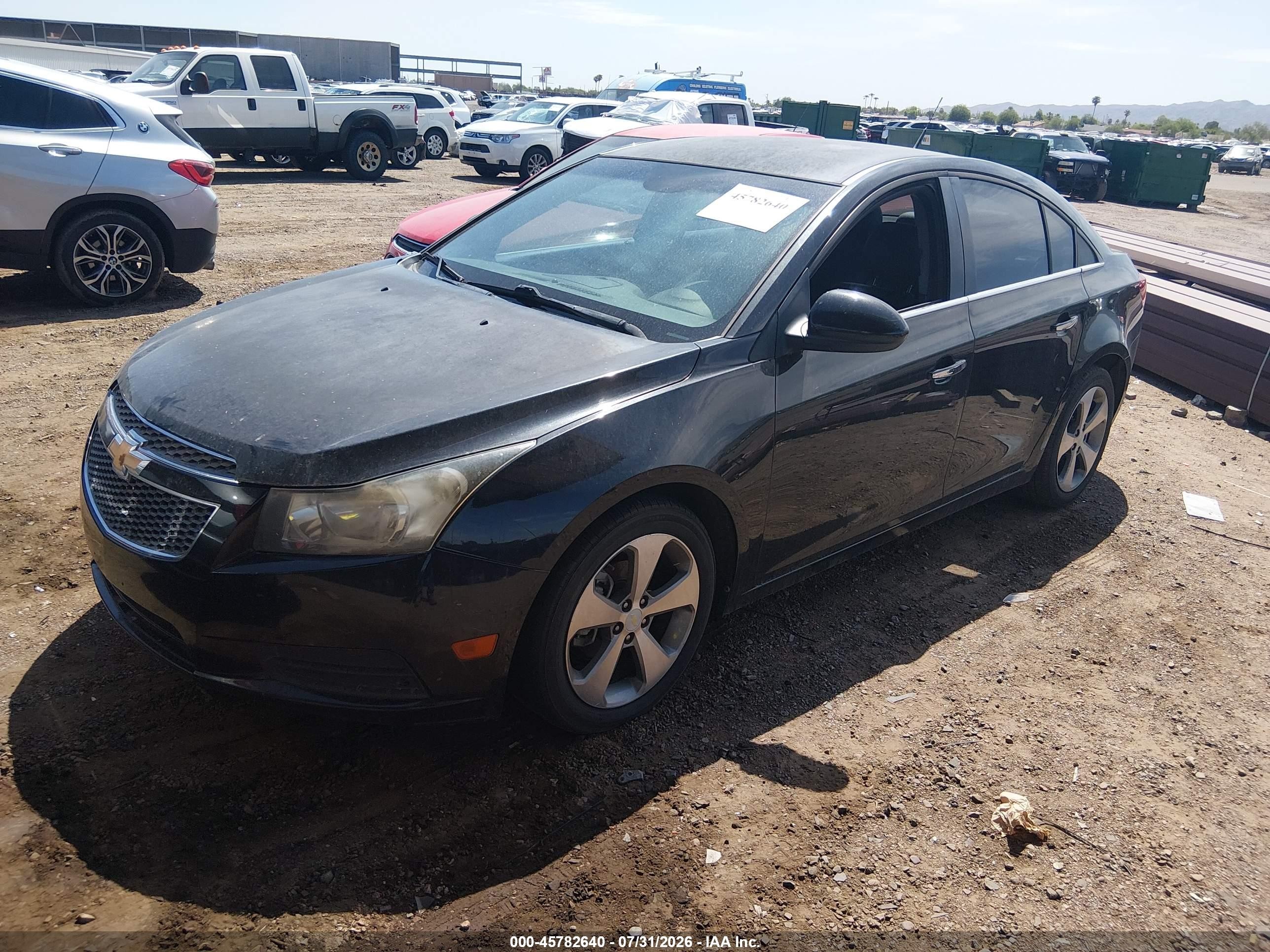 2011 Chevrolet Cruze Ltz Black vin: 1G1PH5S9XB7260473