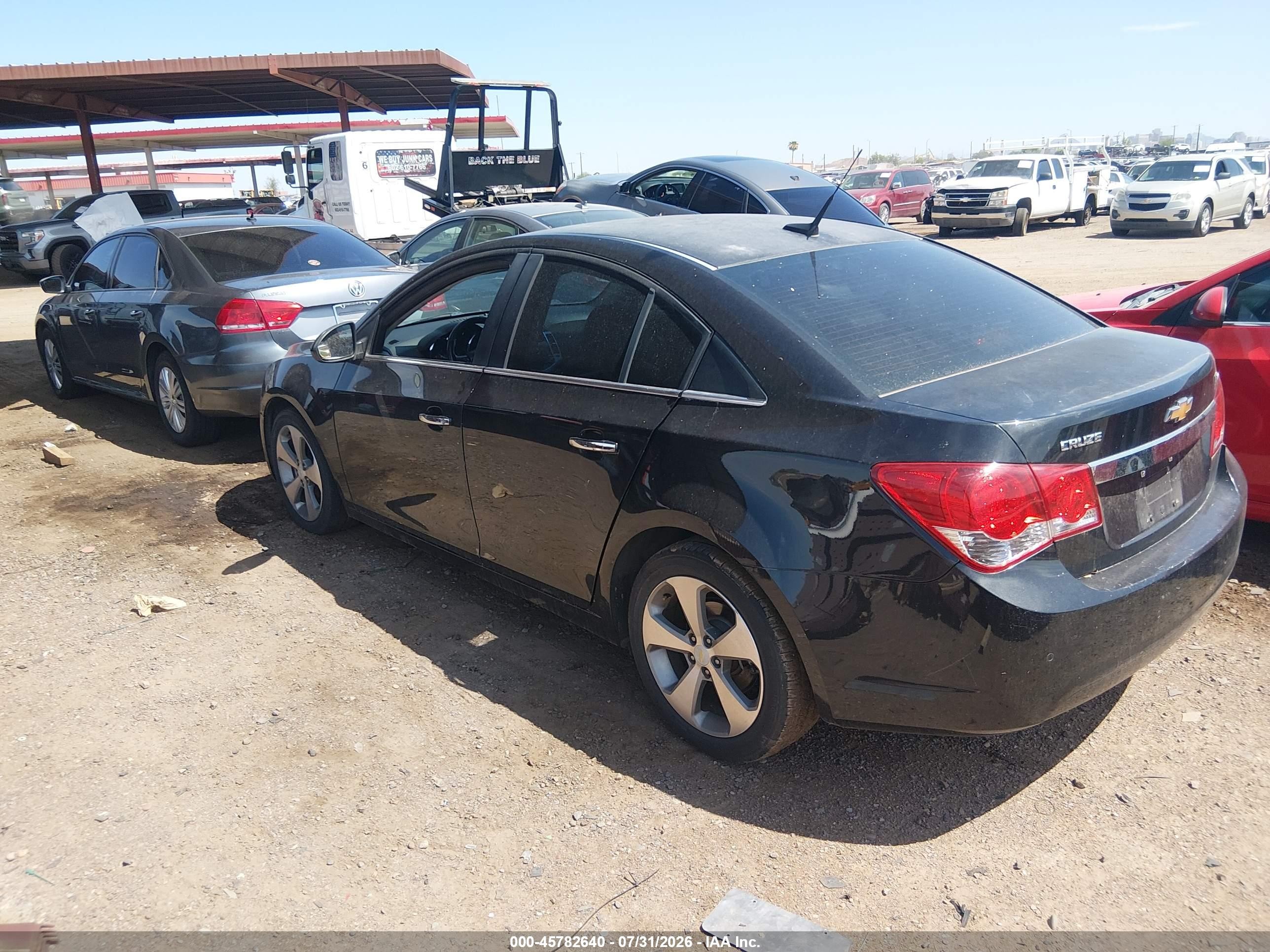2011 Chevrolet Cruze Ltz Black vin: 1G1PH5S9XB7260473