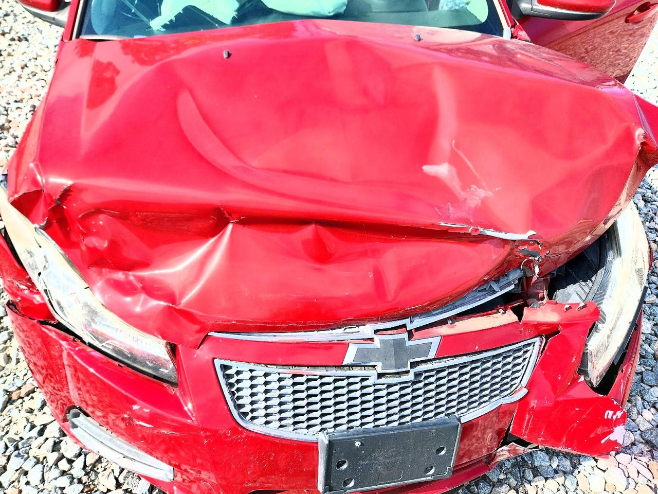 2013 Chevrolet Cruze Eco Red vin: 1G1PH5SB0D7169895