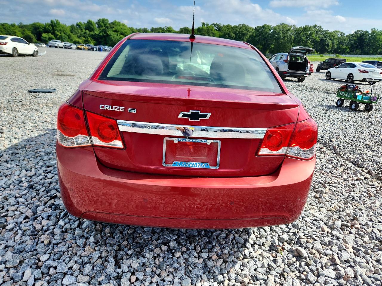 2013 Chevrolet Cruze Eco Red vin: 1G1PH5SB0D7169895