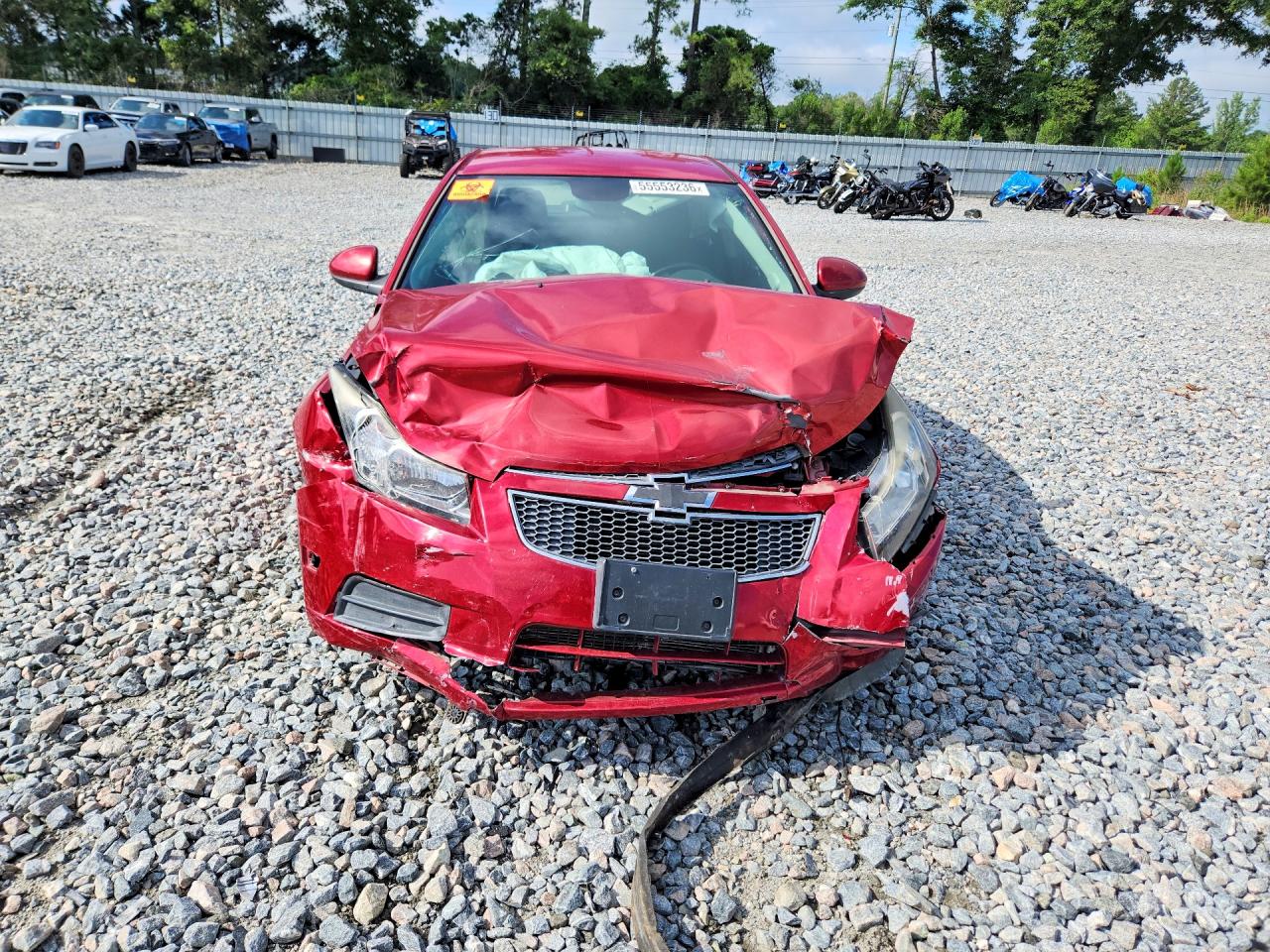 2013 Chevrolet Cruze Eco Red vin: 1G1PH5SB0D7169895