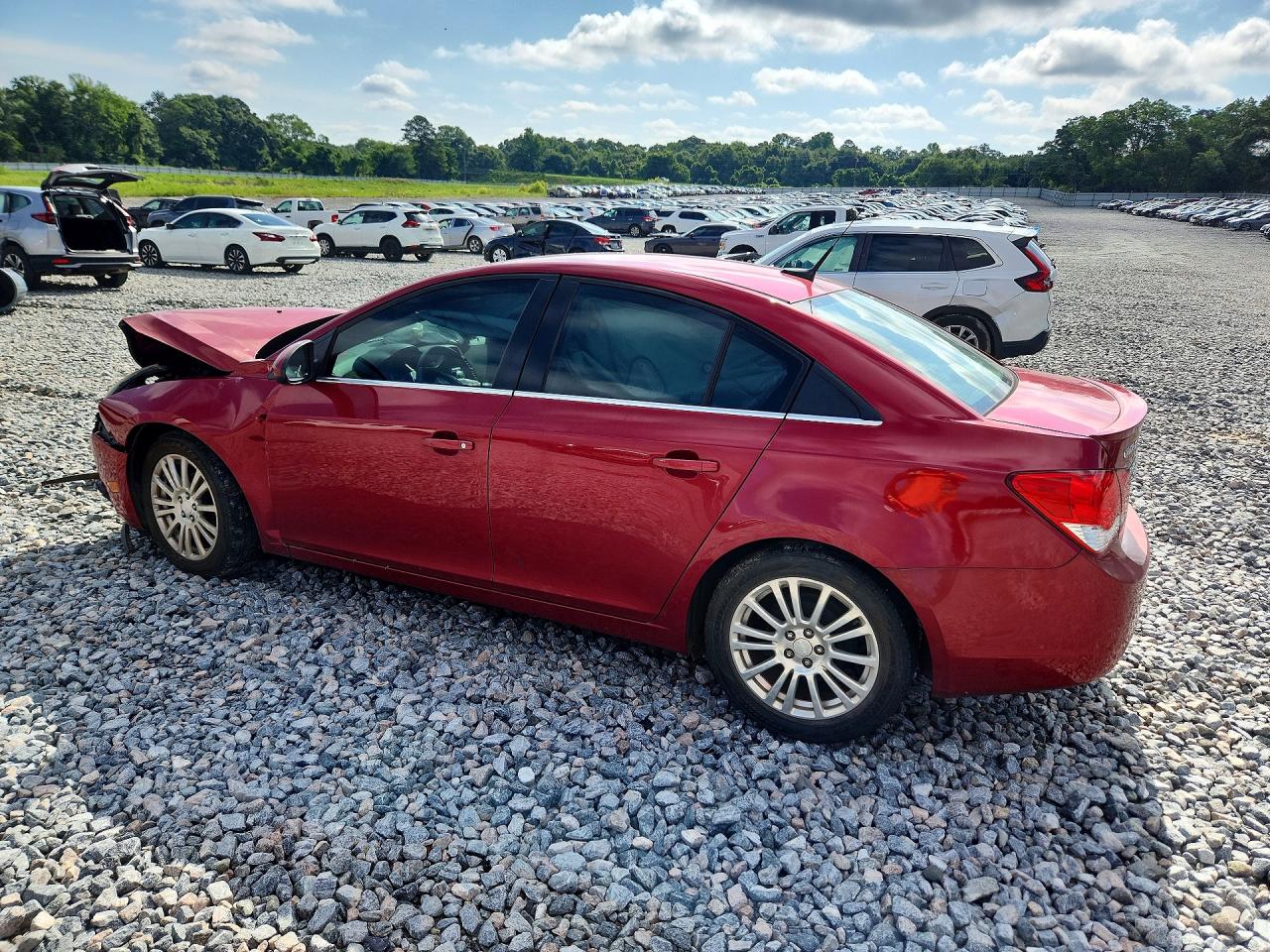 2013 Chevrolet Cruze Eco Red vin: 1G1PH5SB0D7169895