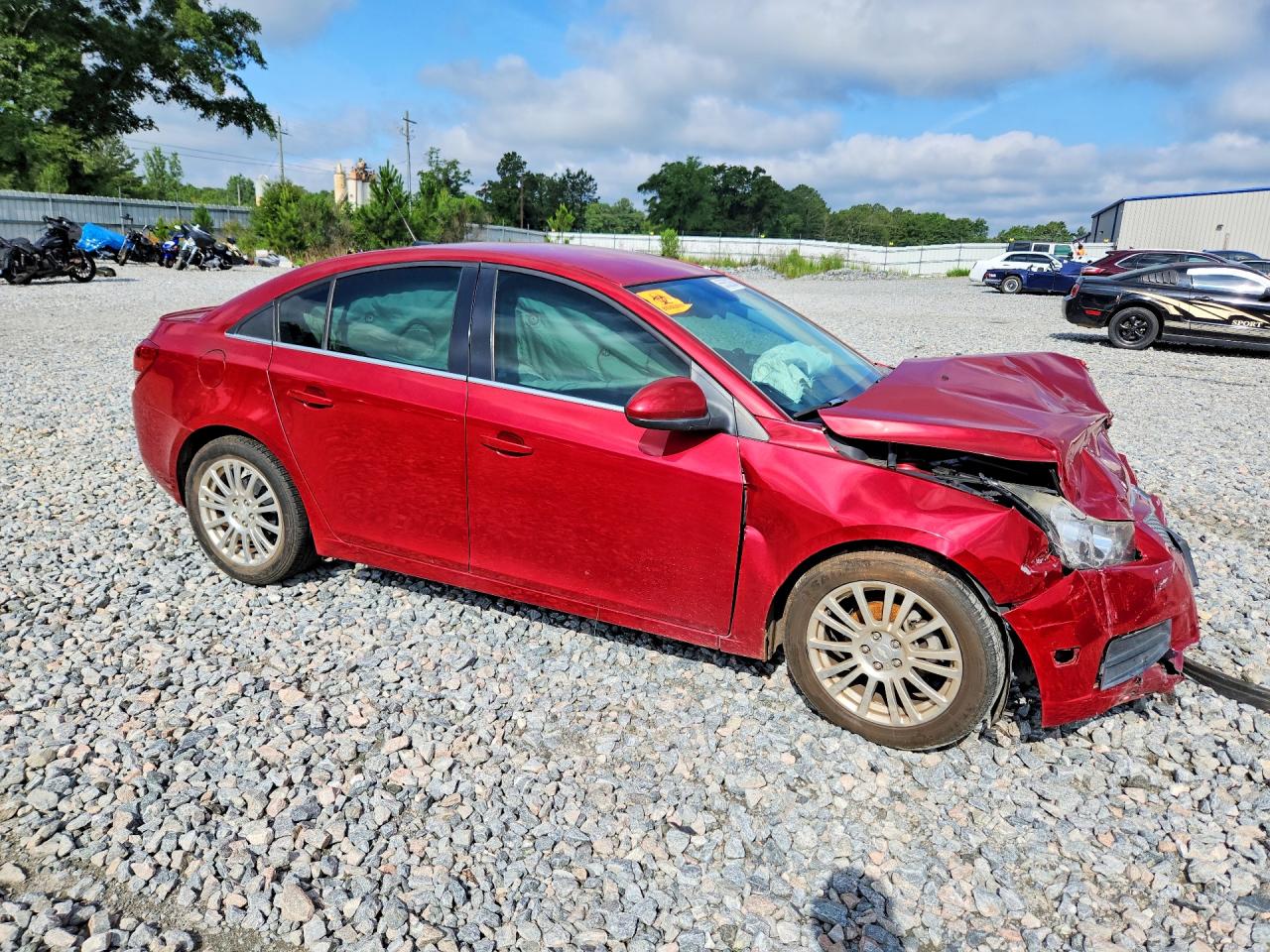2013 Chevrolet Cruze Eco Red vin: 1G1PH5SB0D7169895