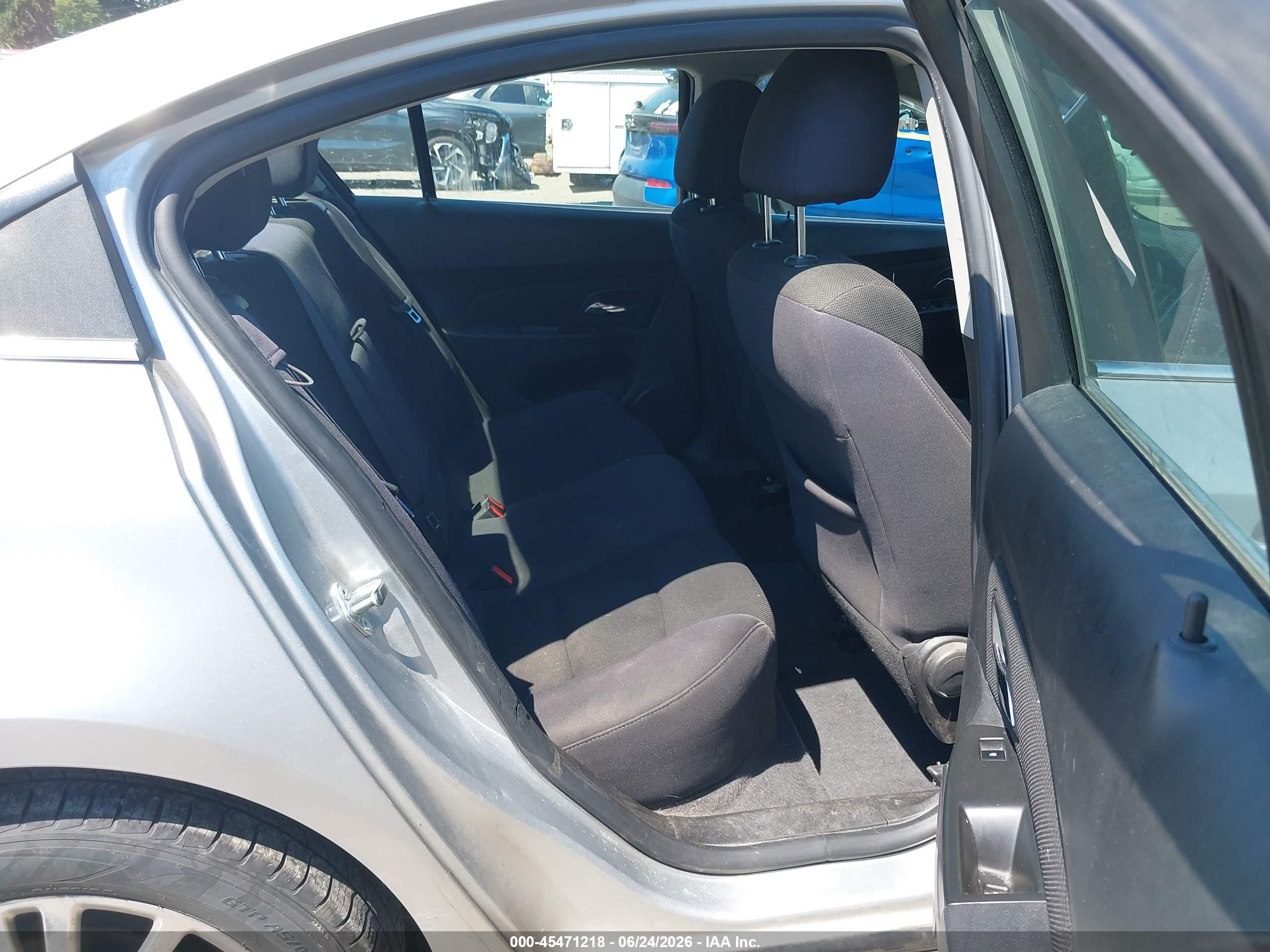 2013 Chevrolet Cruze Eco Auto Silver vin: 1G1PH5SB0D7174336