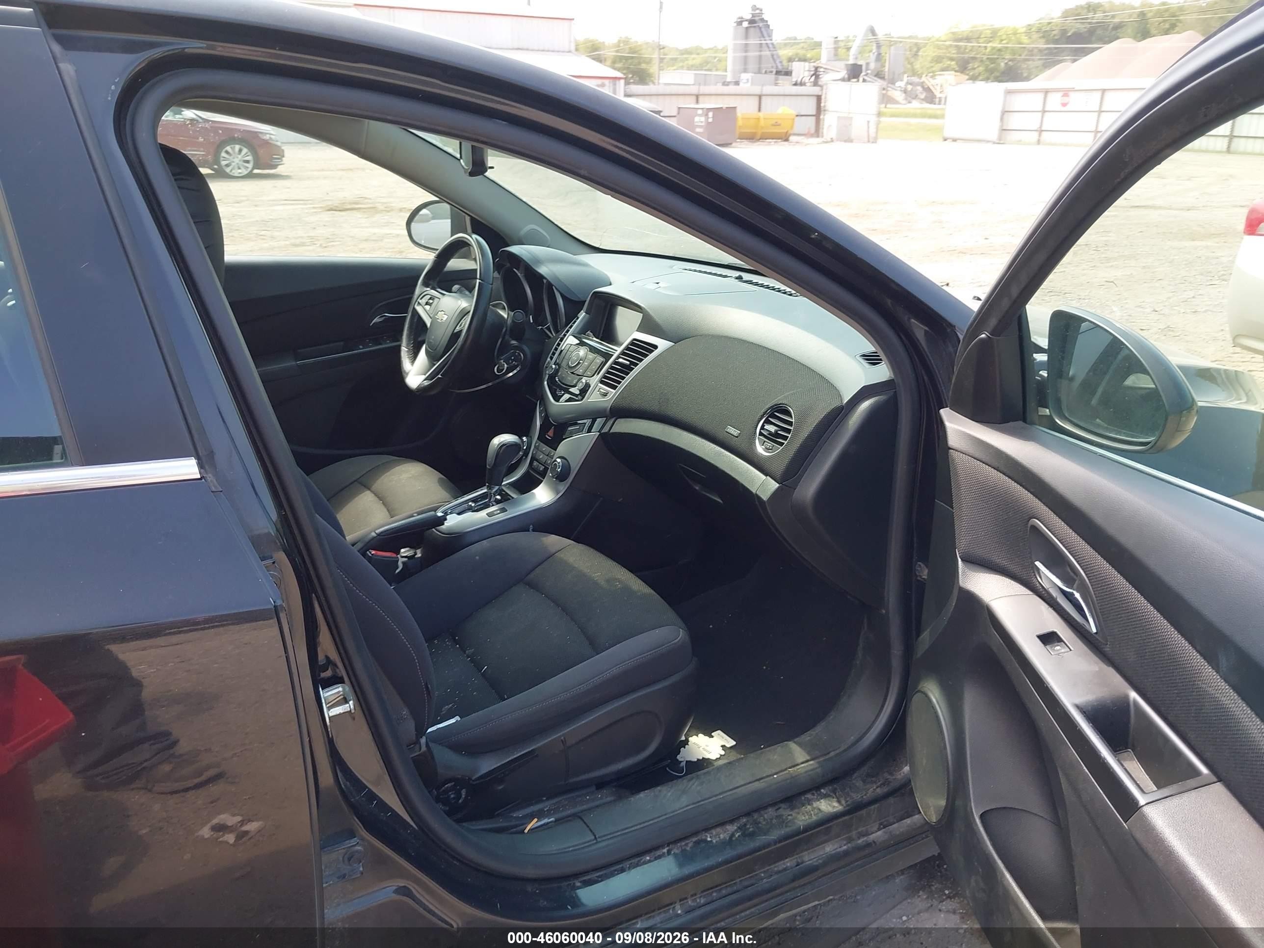 2013 Chevrolet Cruze Eco Auto Black vin: 1G1PH5SB0D7234275