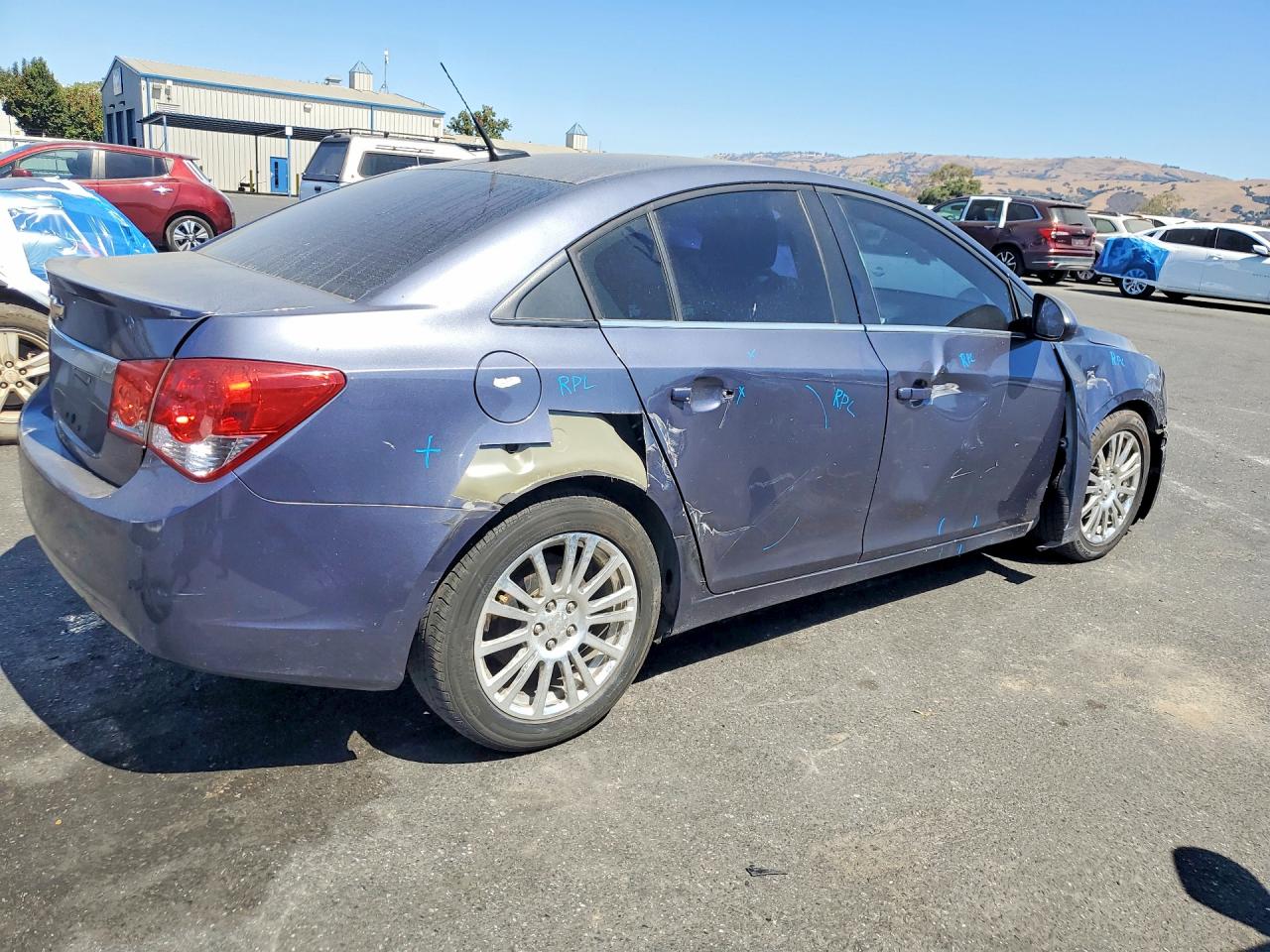2013 Chevrolet Cruze Eco Blue vin: 1G1PH5SB0D7280737