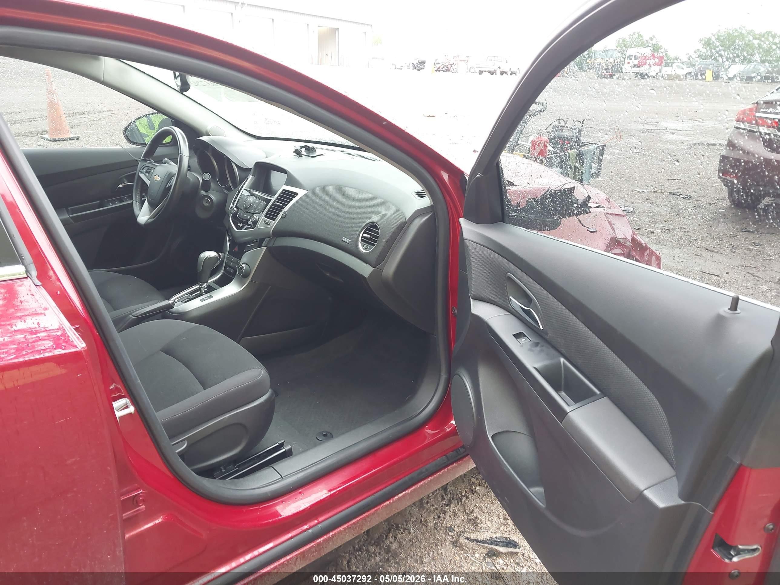 2013 Chevrolet Cruze Eco Auto Red vin: 1G1PH5SB0D7319732
