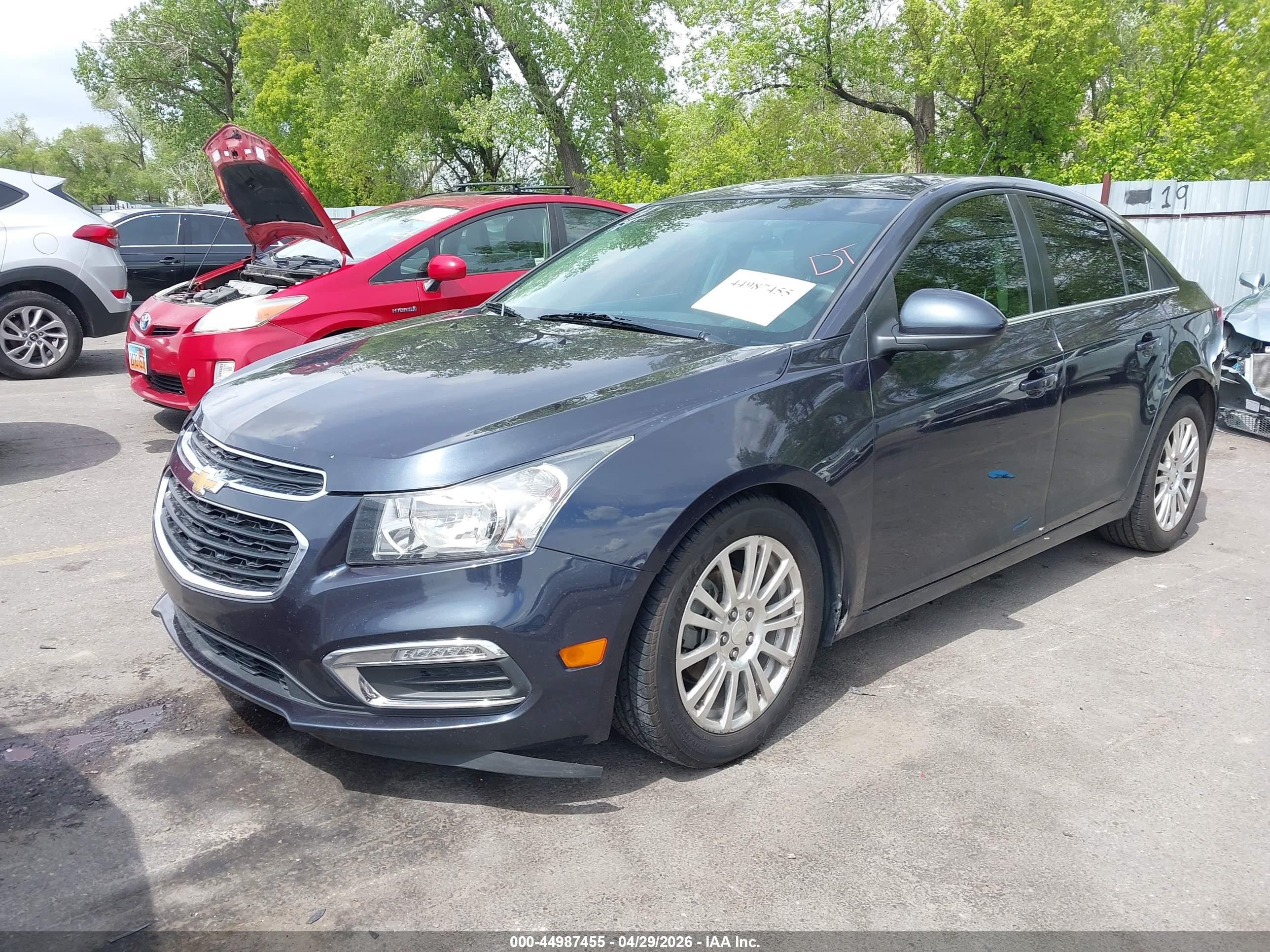 2015 Chevrolet Cruze Eco Auto Dark Blue vin: 1G1PH5SB0F7128458
