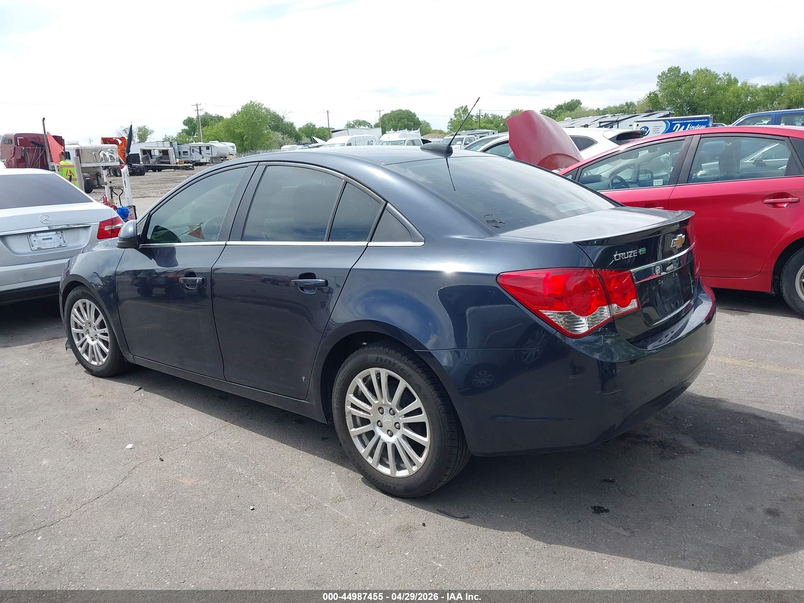 2015 Chevrolet Cruze Eco Auto Dark Blue vin: 1G1PH5SB0F7128458