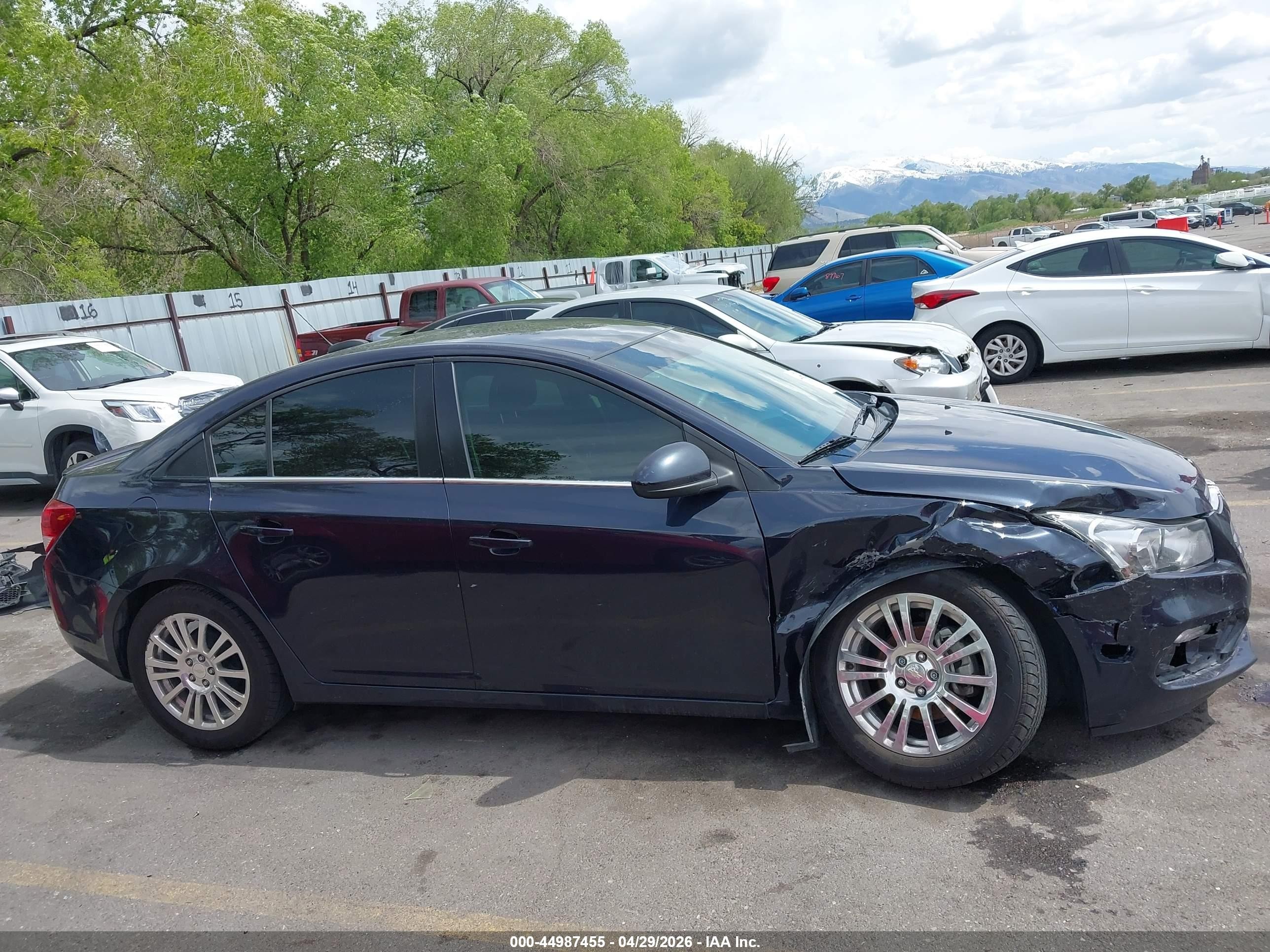 2015 Chevrolet Cruze Eco Auto Dark Blue vin: 1G1PH5SB0F7128458