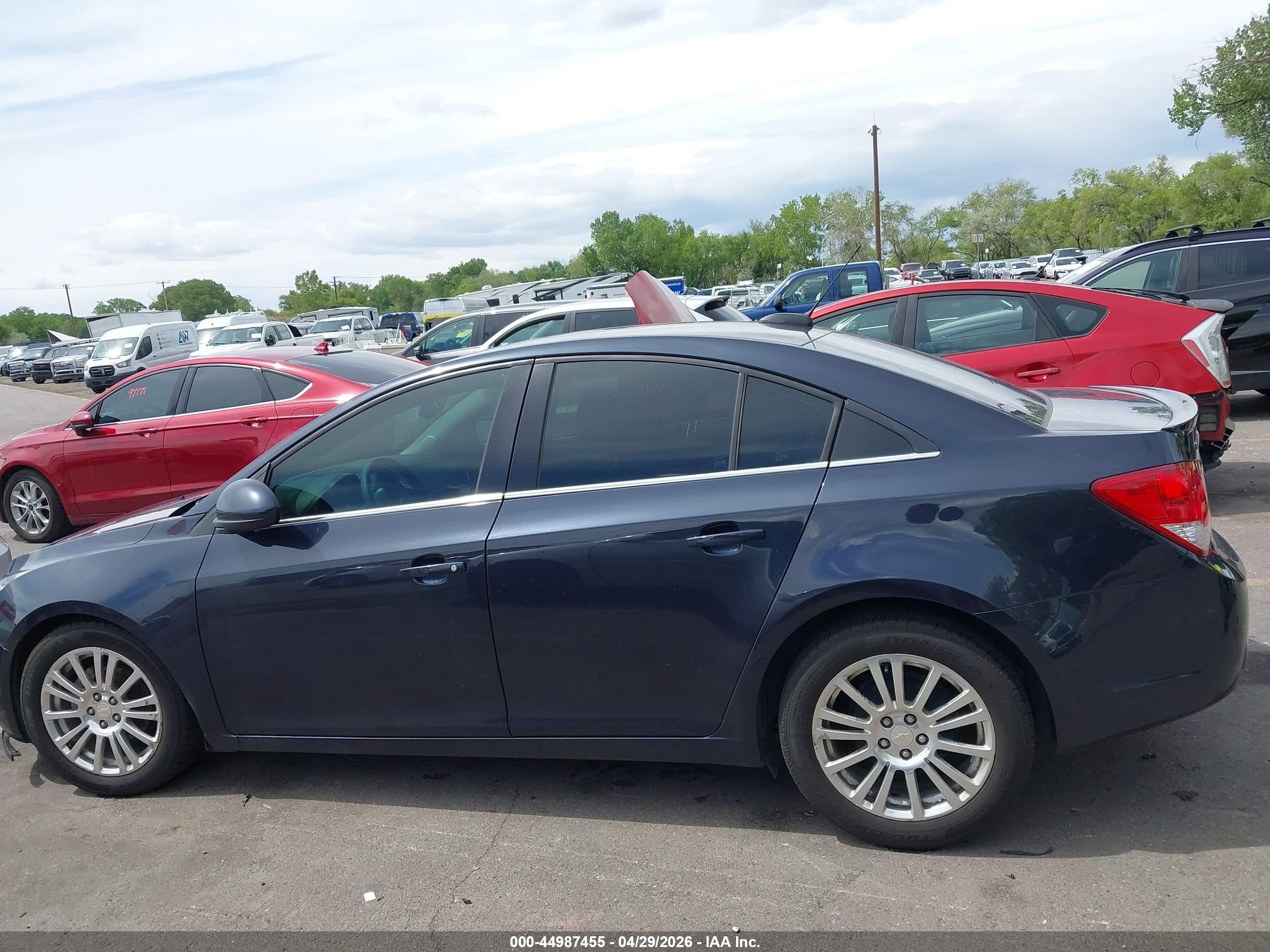 2015 Chevrolet Cruze Eco Auto Dark Blue vin: 1G1PH5SB0F7128458
