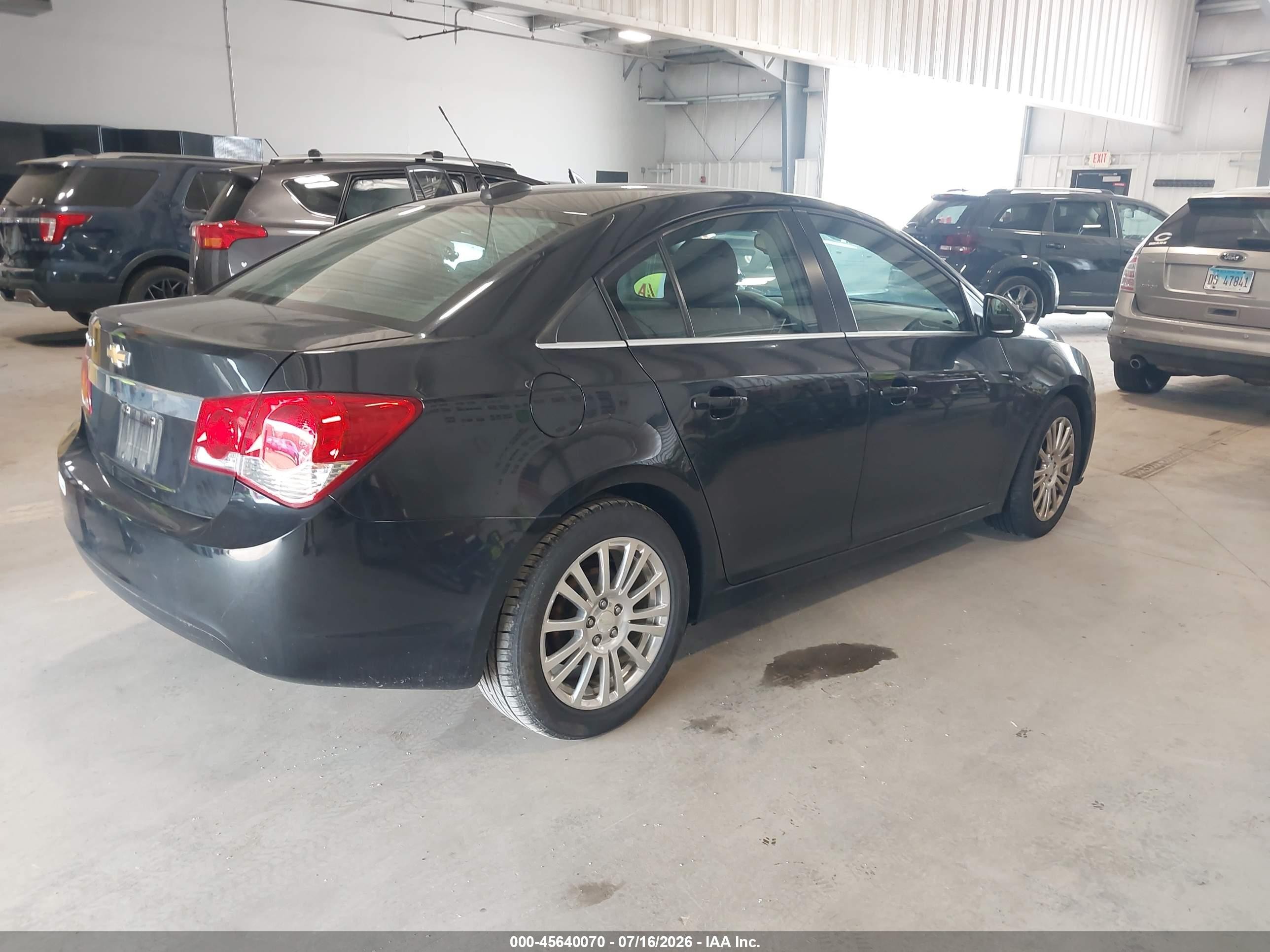 2015 Chevrolet Cruze Eco Auto Black vin: 1G1PH5SB0F7230567
