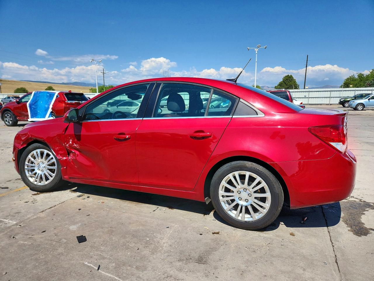 2013 Chevrolet Cruze Eco Красный vin: 1G1PH5SB2D7117930