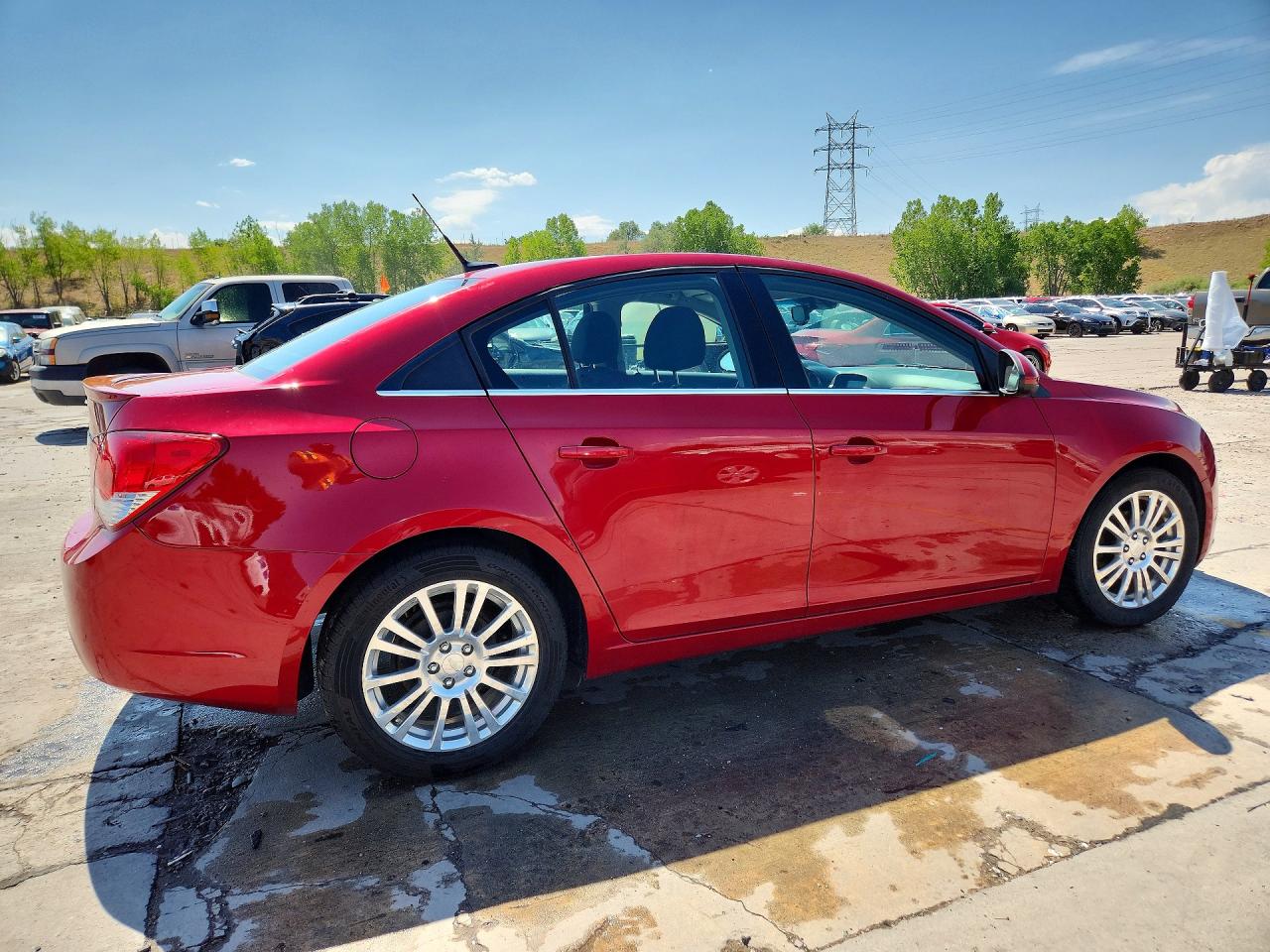 2013 Chevrolet Cruze Eco Красный vin: 1G1PH5SB2D7117930