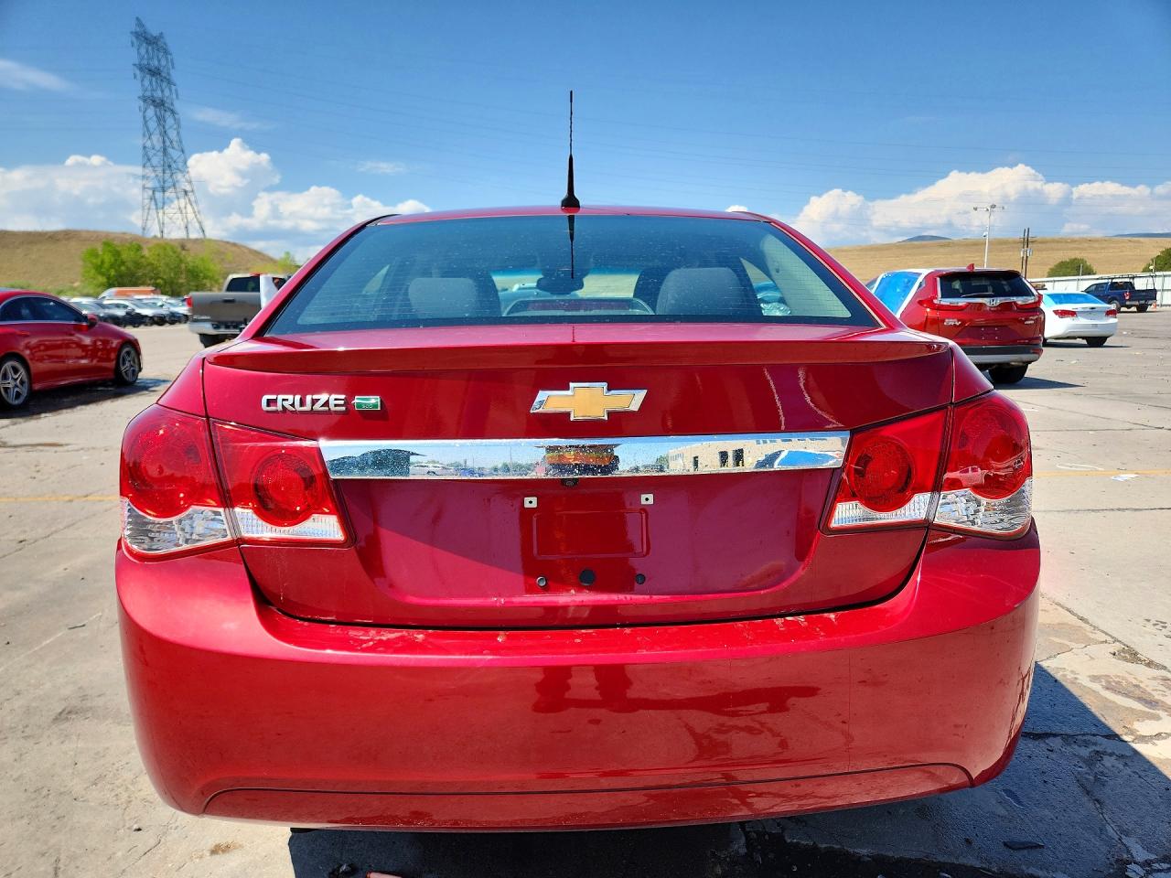 2013 Chevrolet Cruze Eco Красный vin: 1G1PH5SB2D7117930