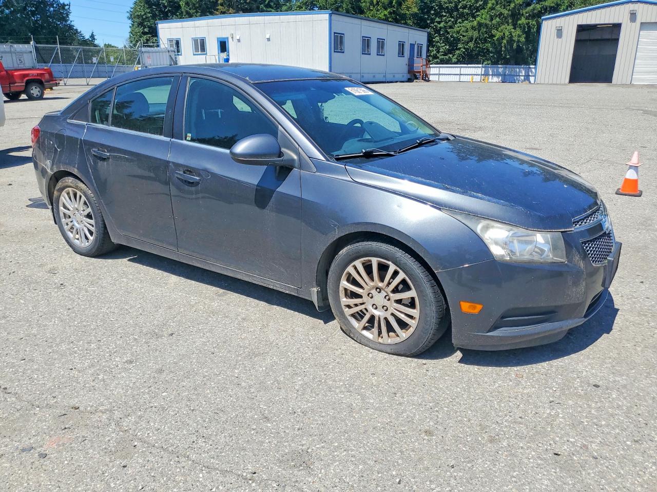 2013 Chevrolet Cruze Eco Gray vin: 1G1PH5SB2D7165847