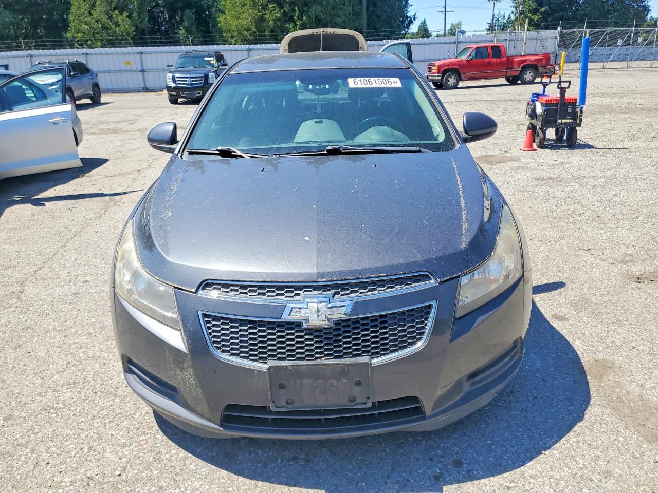 2013 Chevrolet Cruze Eco Gray vin: 1G1PH5SB2D7165847