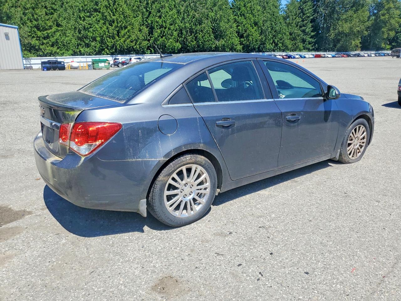 2013 Chevrolet Cruze Eco Gray vin: 1G1PH5SB2D7165847
