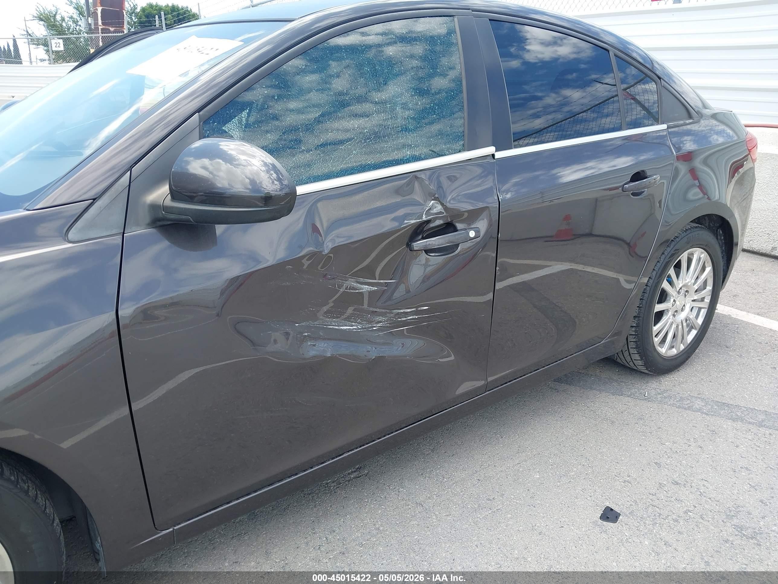 2014 Chevrolet Cruze Eco Auto Коричневый vin: 1G1PH5SB2E7223215