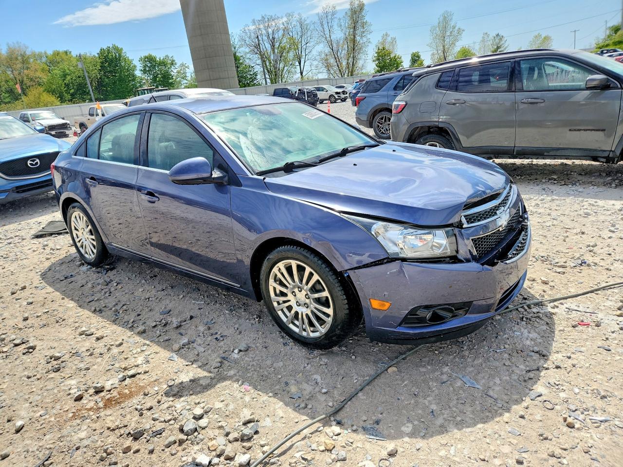 2013 Chevrolet Cruze Eco Blue vin: 1G1PH5SB3D7154811