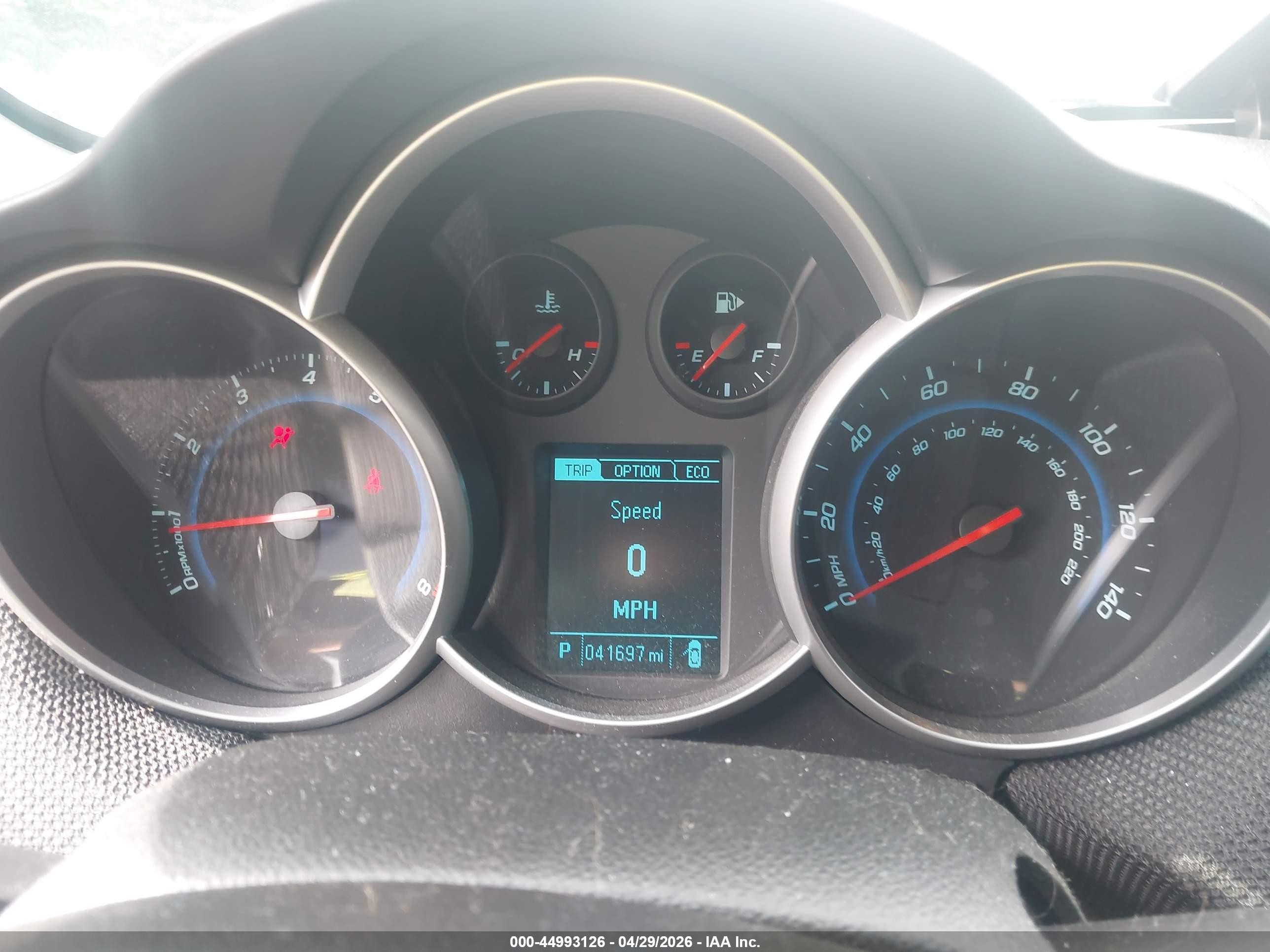 2013 Chevrolet Cruze Eco Auto White vin: 1G1PH5SB3D7157420