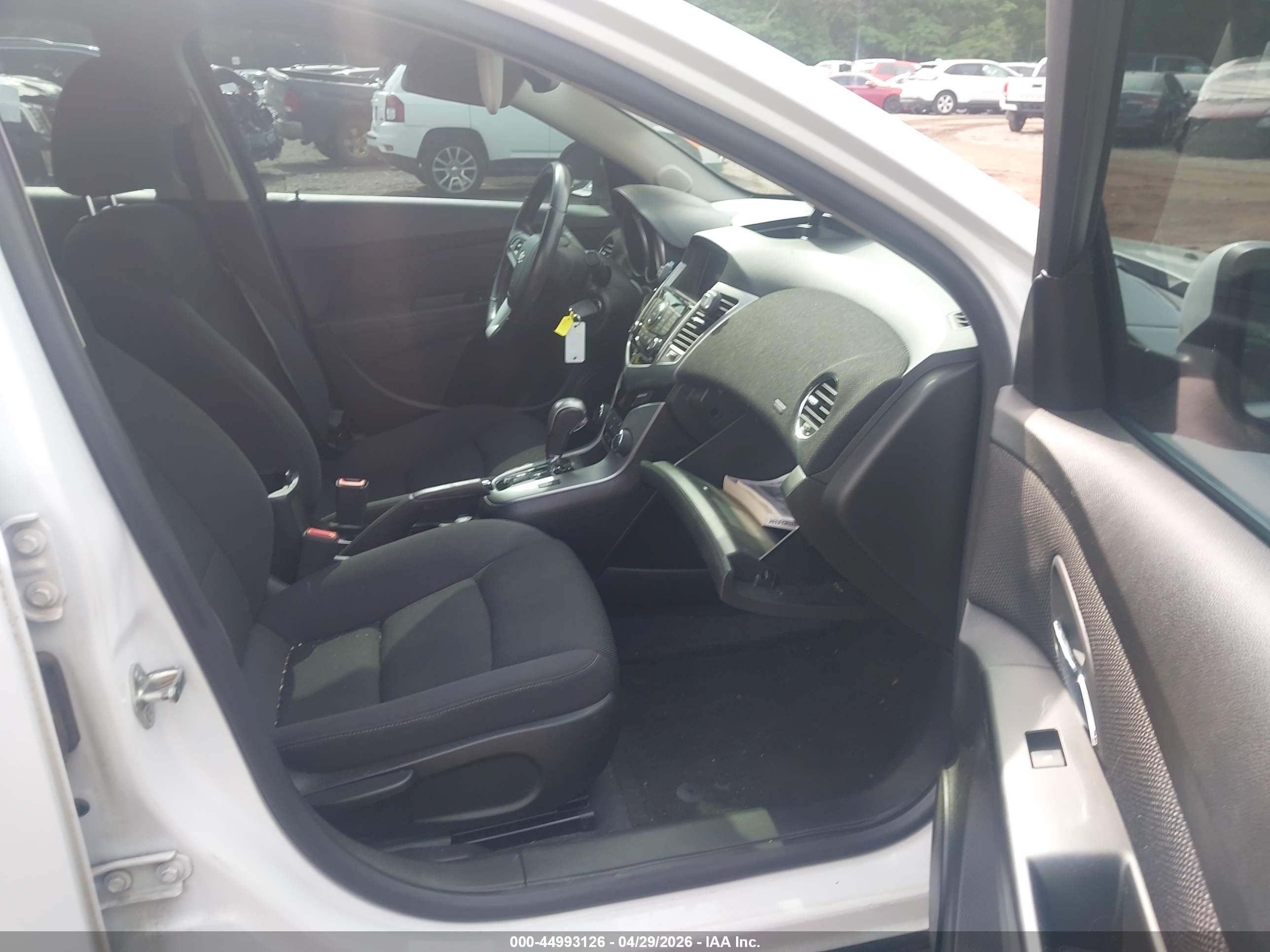 2013 Chevrolet Cruze Eco Auto White vin: 1G1PH5SB3D7157420