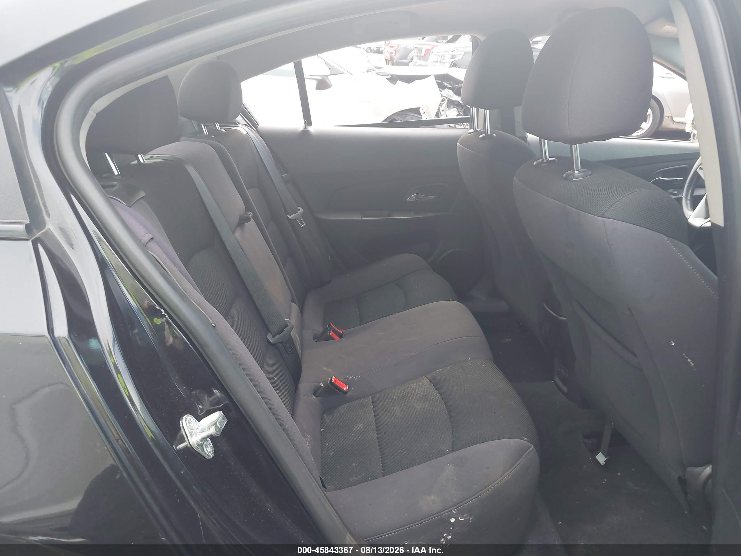 2013 Chevrolet Cruze Eco Auto Black vin: 1G1PH5SB3D7320633