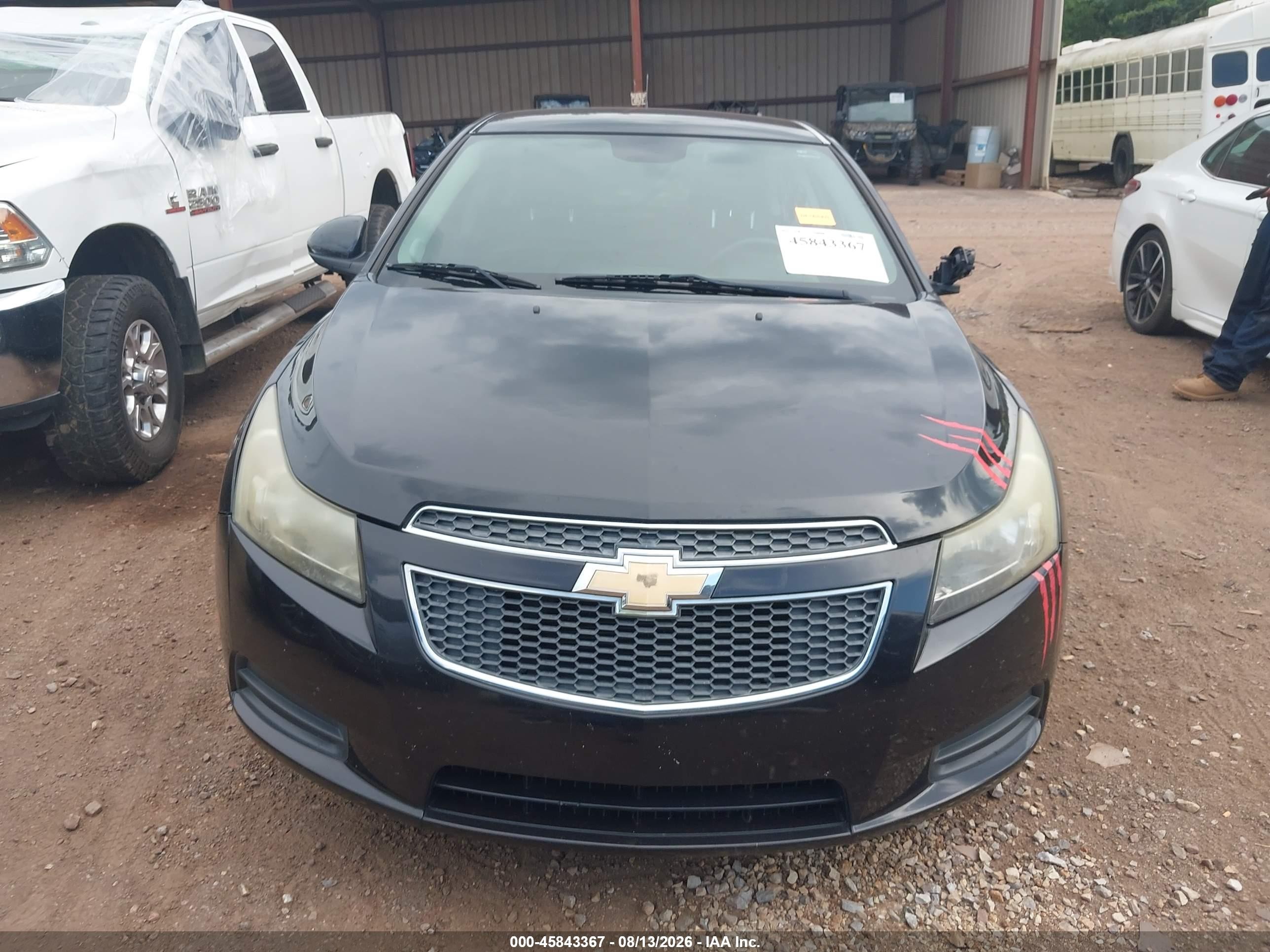 2013 Chevrolet Cruze Eco Auto Black vin: 1G1PH5SB3D7320633