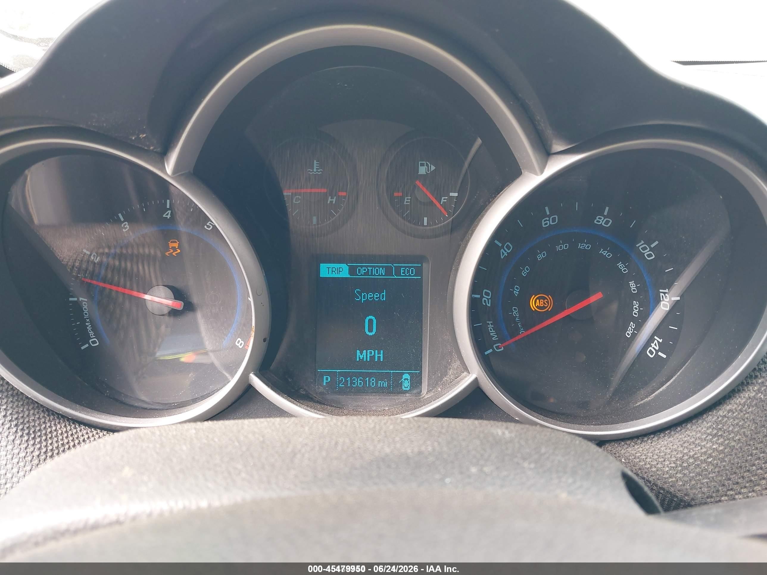 2013 Chevrolet Cruze Eco Auto Black vin: 1G1PH5SB4D7147737