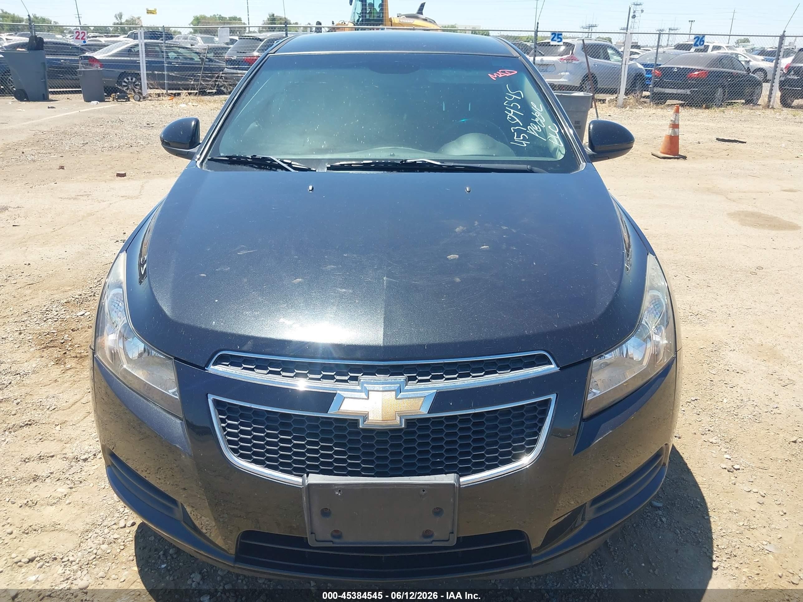 2013 Chevrolet Cruze Eco Auto Black vin: 1G1PH5SB4D7290929