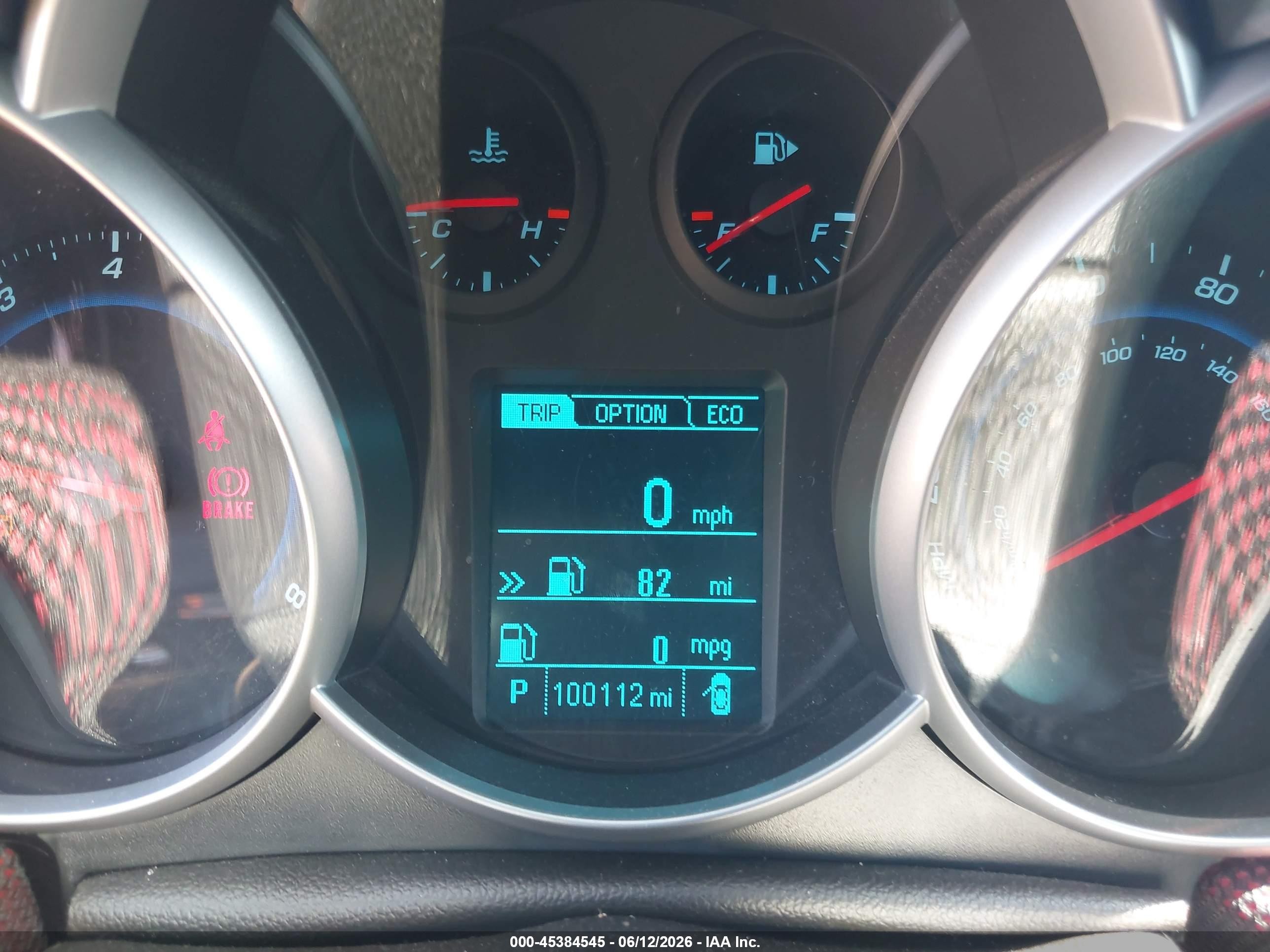 2013 Chevrolet Cruze Eco Auto Black vin: 1G1PH5SB4D7290929