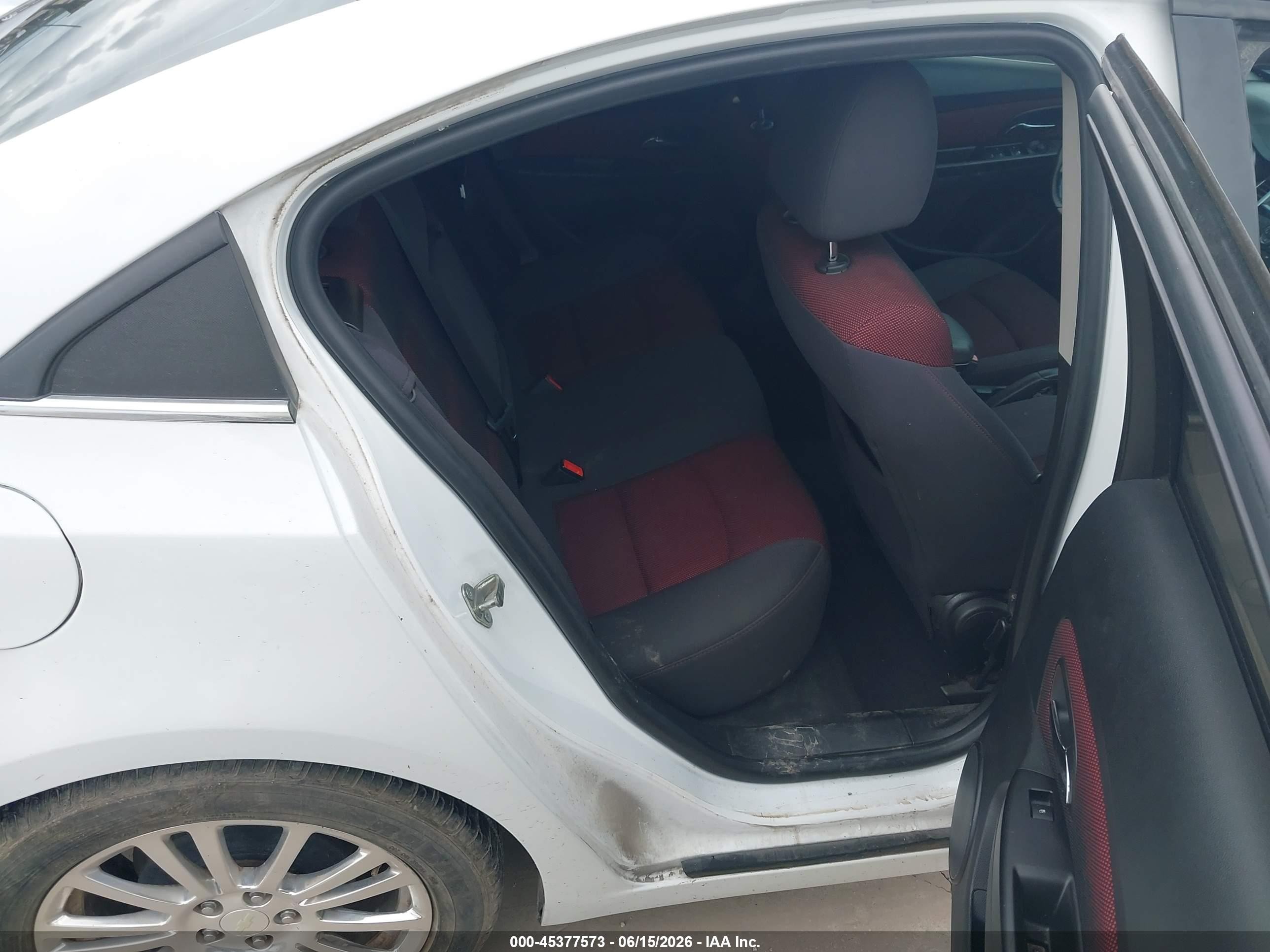2014 Chevrolet Cruze Eco Auto White vin: 1G1PH5SB4E7271394