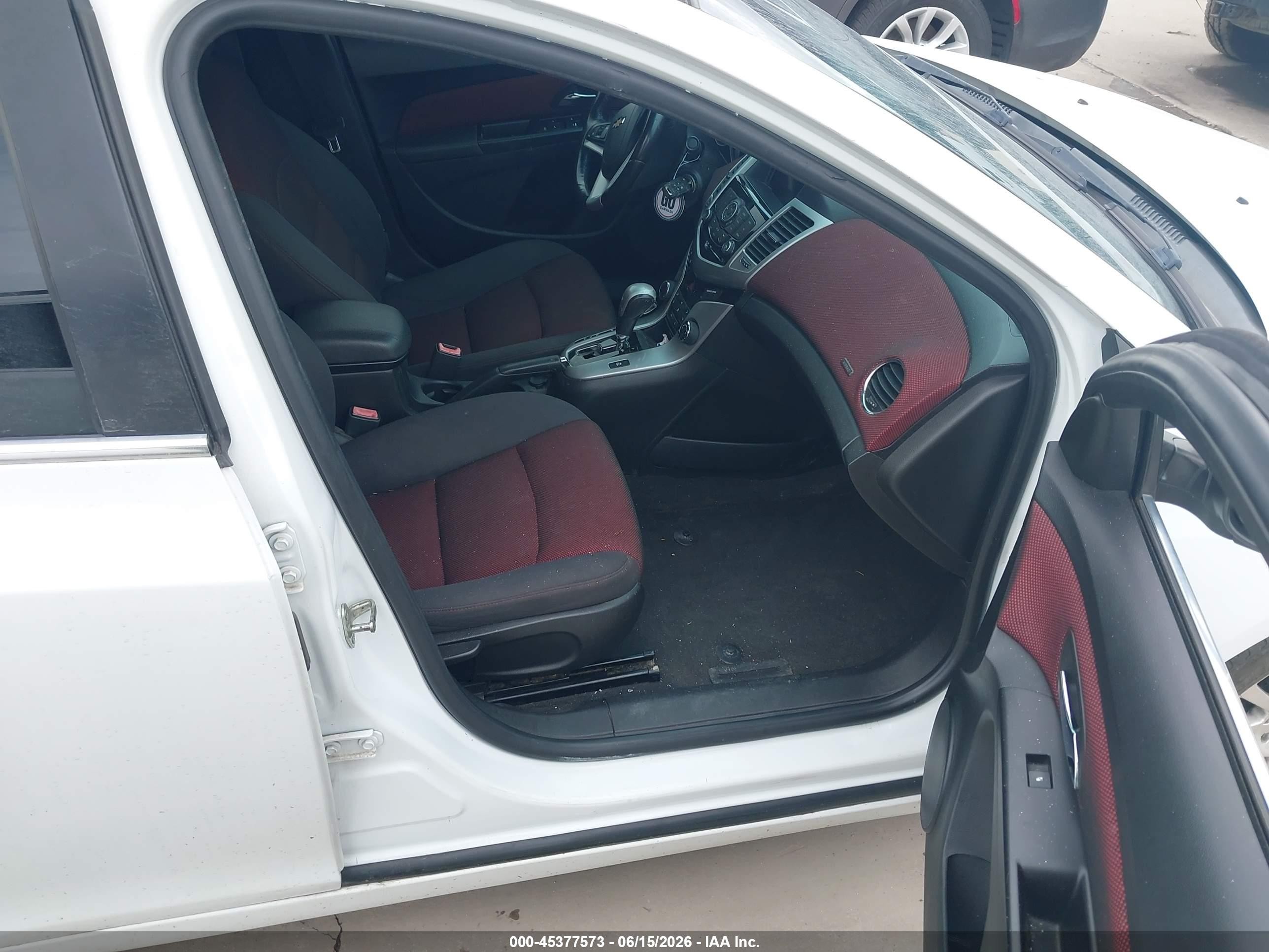 2014 Chevrolet Cruze Eco Auto White vin: 1G1PH5SB4E7271394